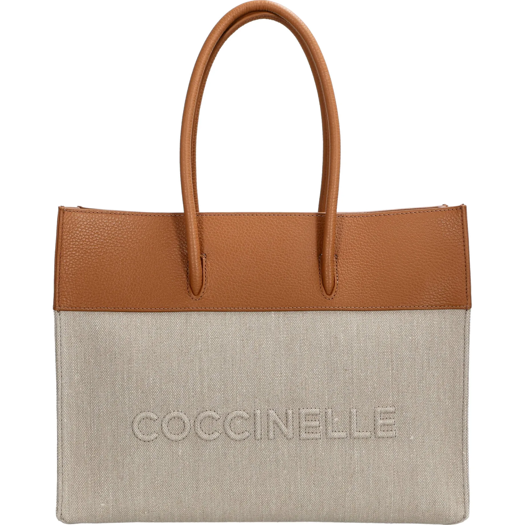 Myrtha Canvas - Umhängetasche 27 cm (natural/cuir)