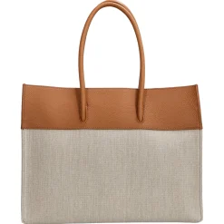 Myrtha Canvas - Umhängetasche 27 cm (natural/cuir)