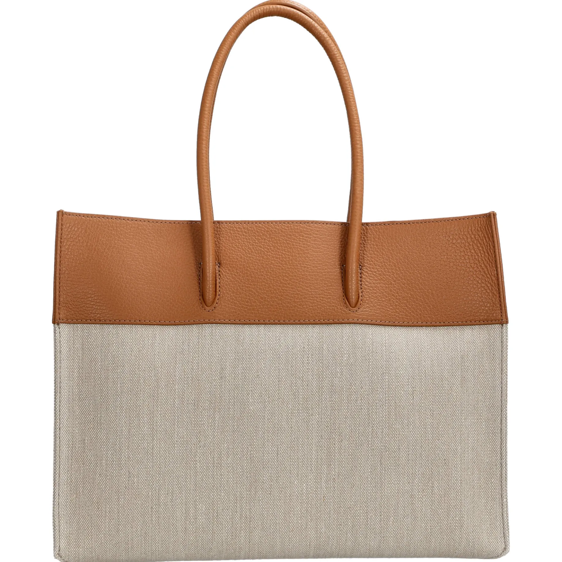 Myrtha Canvas - Umhängetasche 27 cm (natural/cuir)