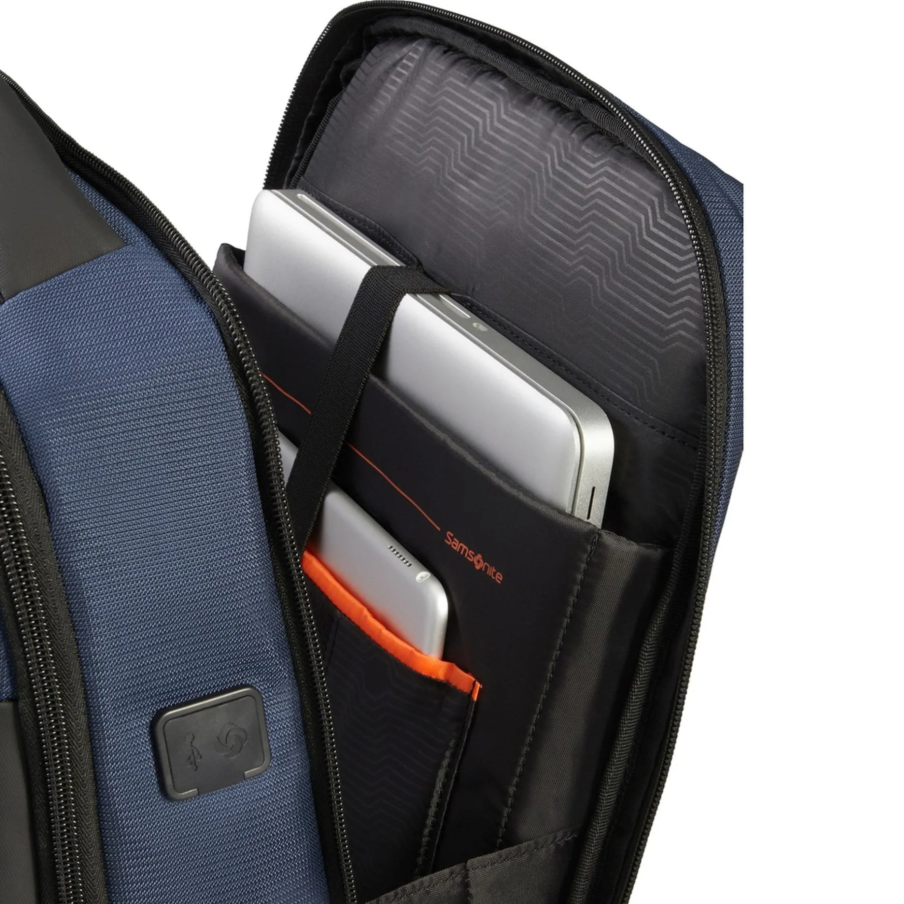 Mysight - Laptop-Rucksack 15.6" 43 cm USB (blue)
