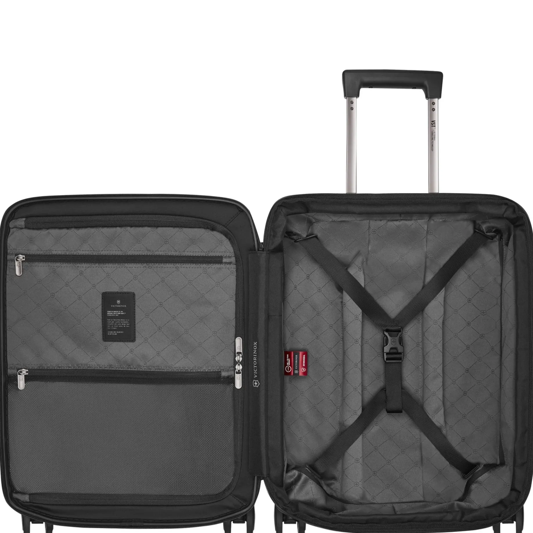 Mythic Global Carry On - 4-Rollen-Kabinentrolley 55 cm erw. (black)