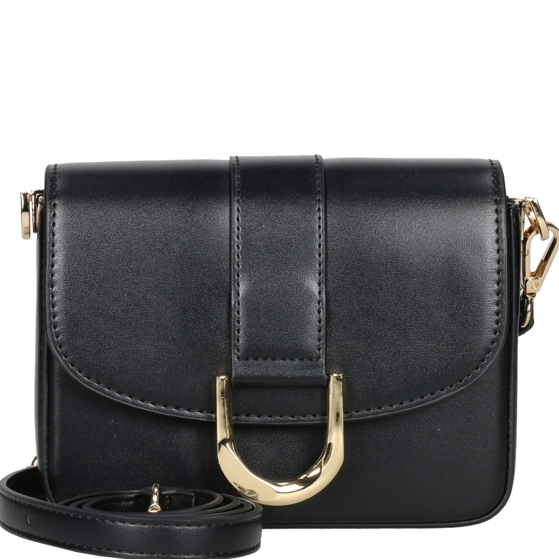 Nellim - Umhängetasche 18 cm (black/gold)