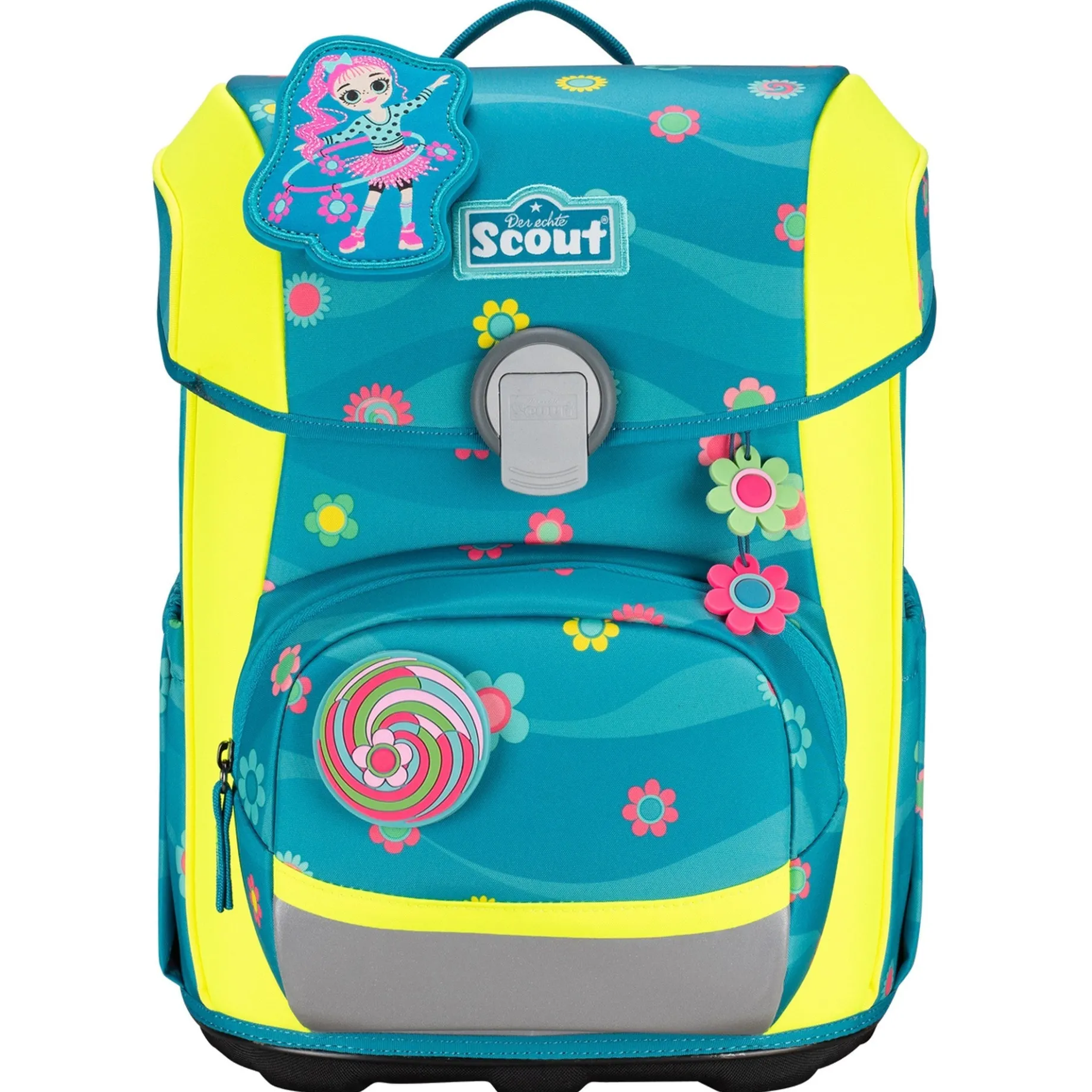 Neo DIN - Schulranzen Set 4tlg. (Little Flower)