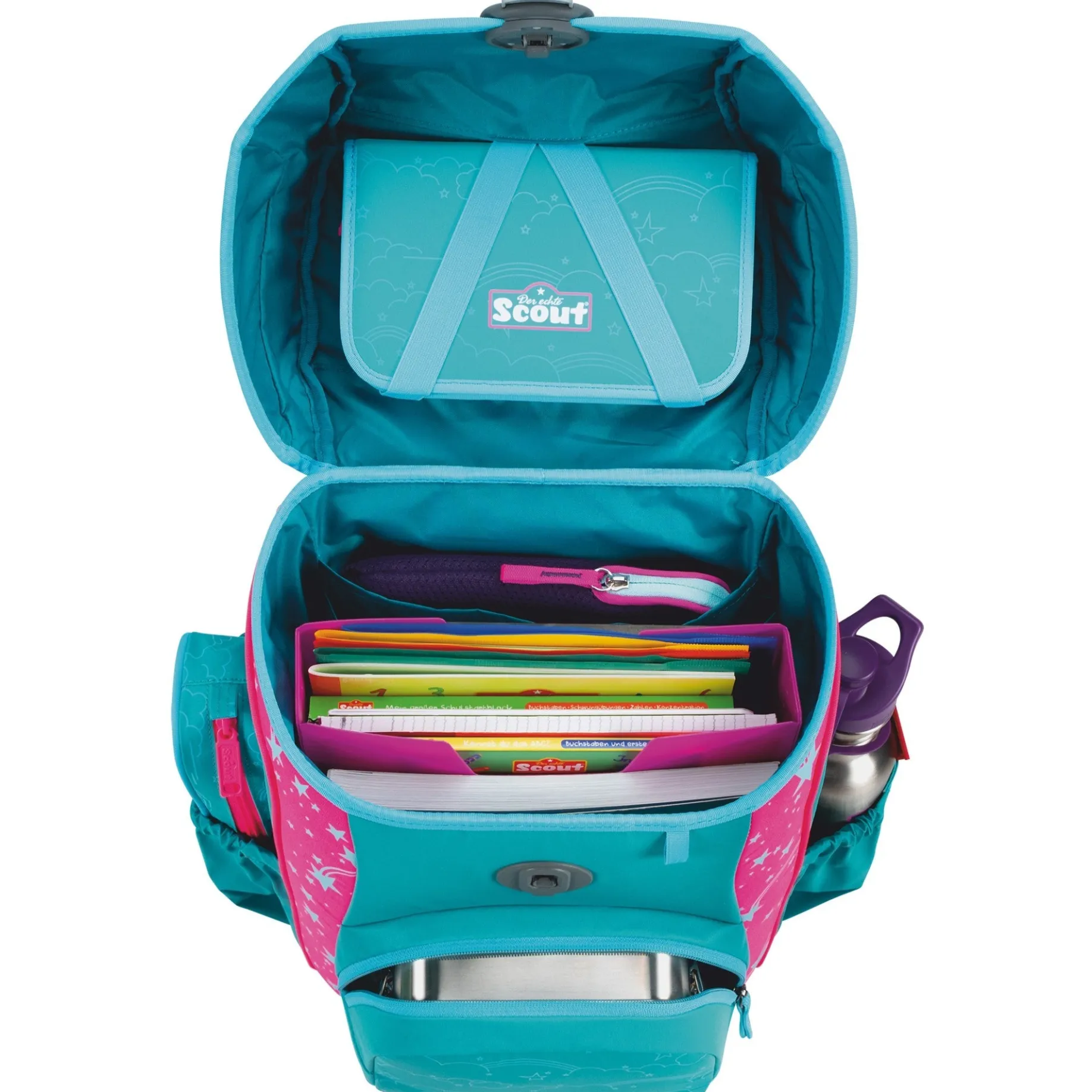 Neo DIN Exklusiv Superflash Extreme - Schulranzen Set 4tlg. (Unicorn)