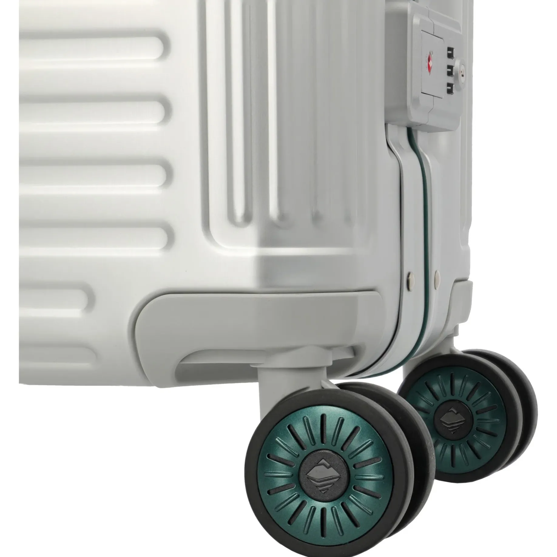 Next 75 Jahre Jubiläums-Edition - 4-Rollen-Trolley M 67 cm (silber-grün)