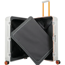 Next 75 Jahre Jubiläums-Edition - 4-Rollen-Trolley L 77 cm (silber-orange)