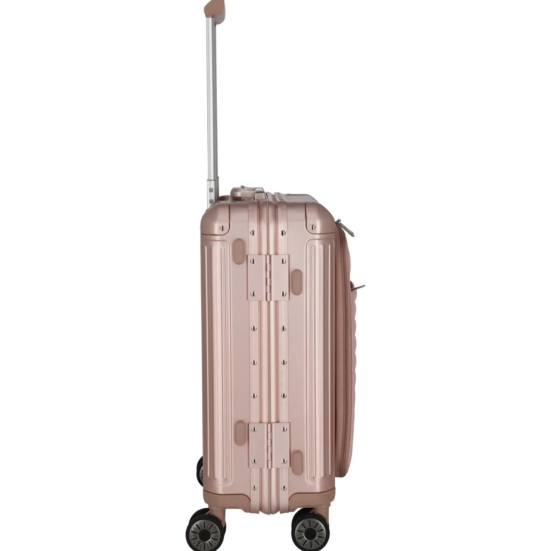 Next - 4-Rollen-Kabinentrolley mit Vortasche S 55 cm (rose)