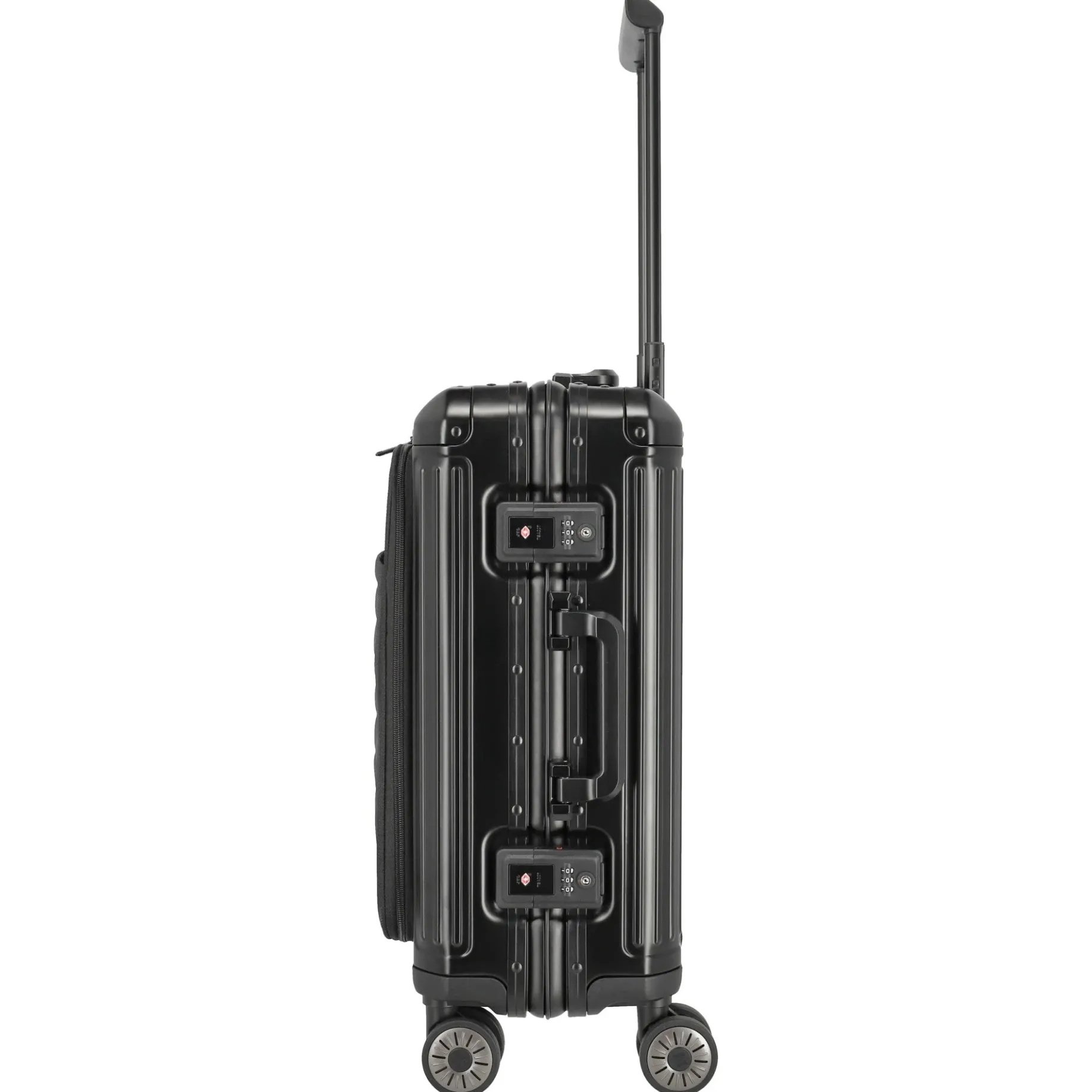 Next - 4-Rollen-Kabinentrolley mit Vortasche S 55 cm (black)