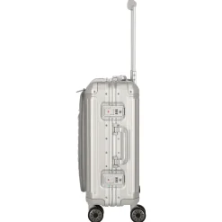 Next - 4-Rollen-Kabinentrolley mit Vortasche S 55 cm (silber)