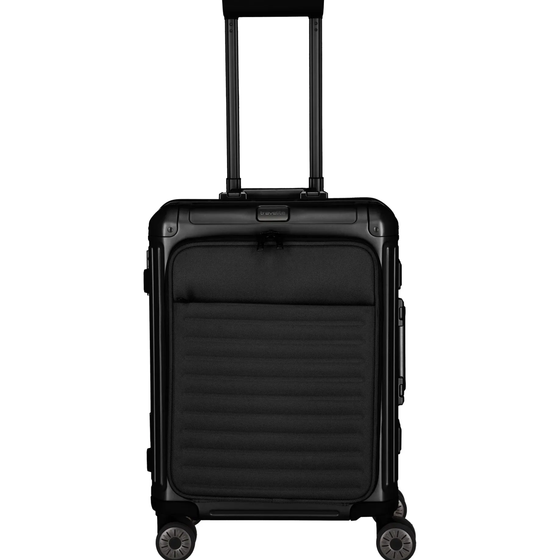 Next - 4-Rollen-Kabinentrolley mit Vortasche S 55 cm (black)