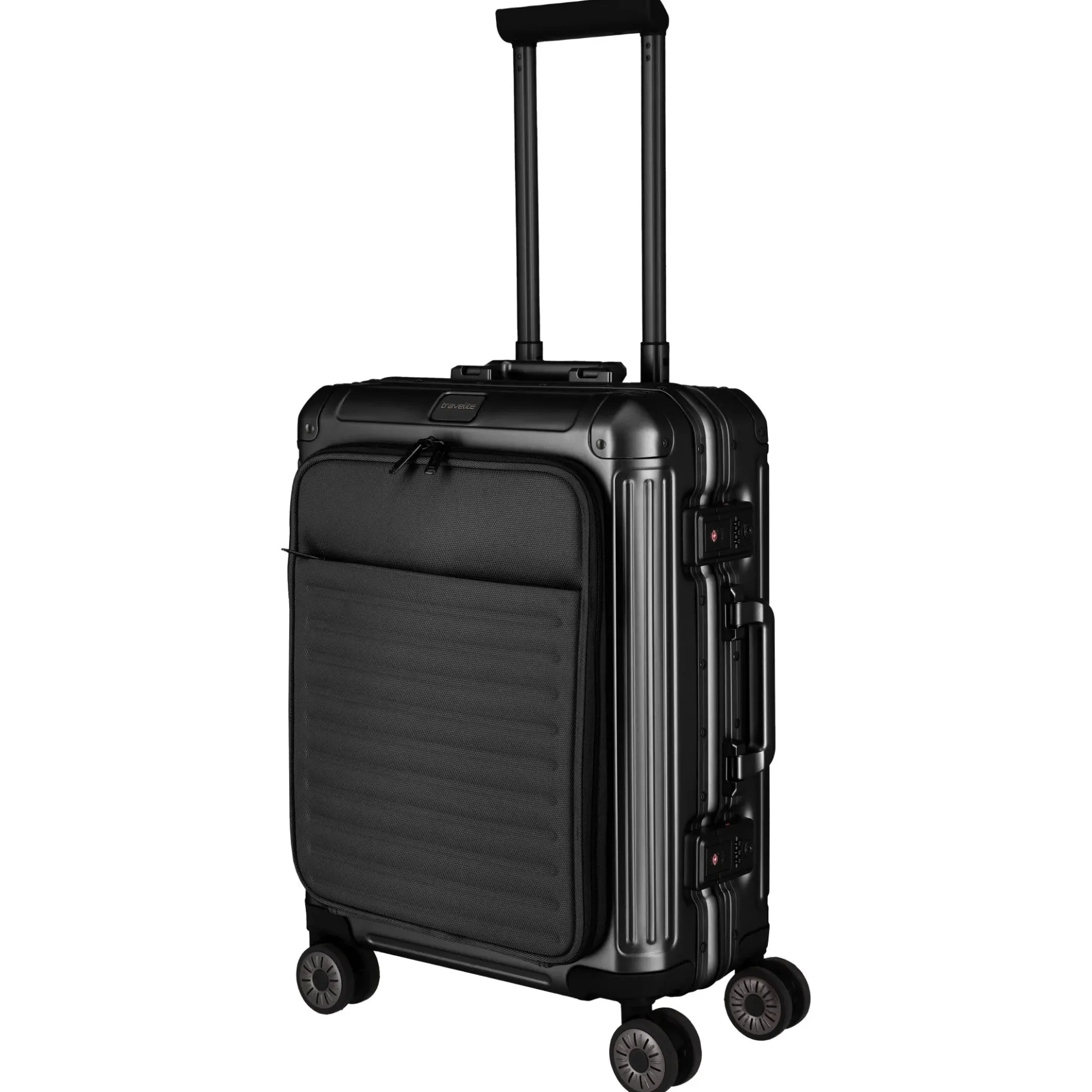 Next - 4-Rollen-Kabinentrolley mit Vortasche S 55 cm (black)