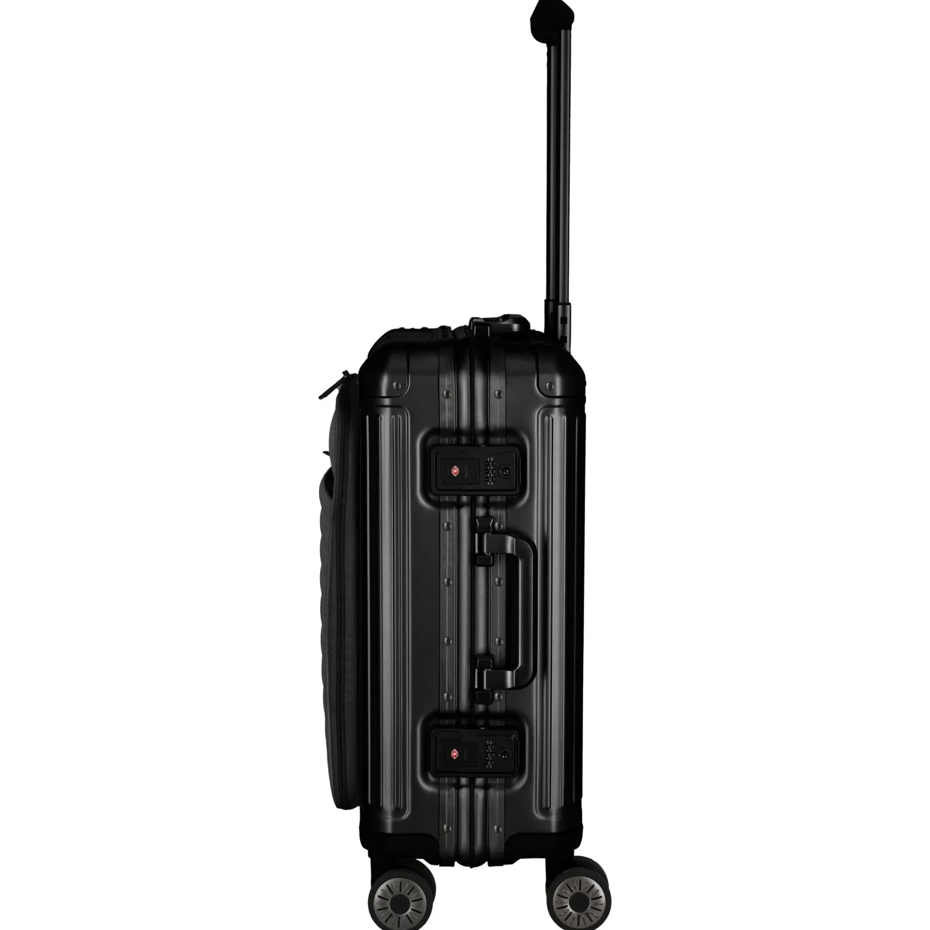 Next - 4-Rollen-Kabinentrolley mit Vortasche S 55 cm (black)