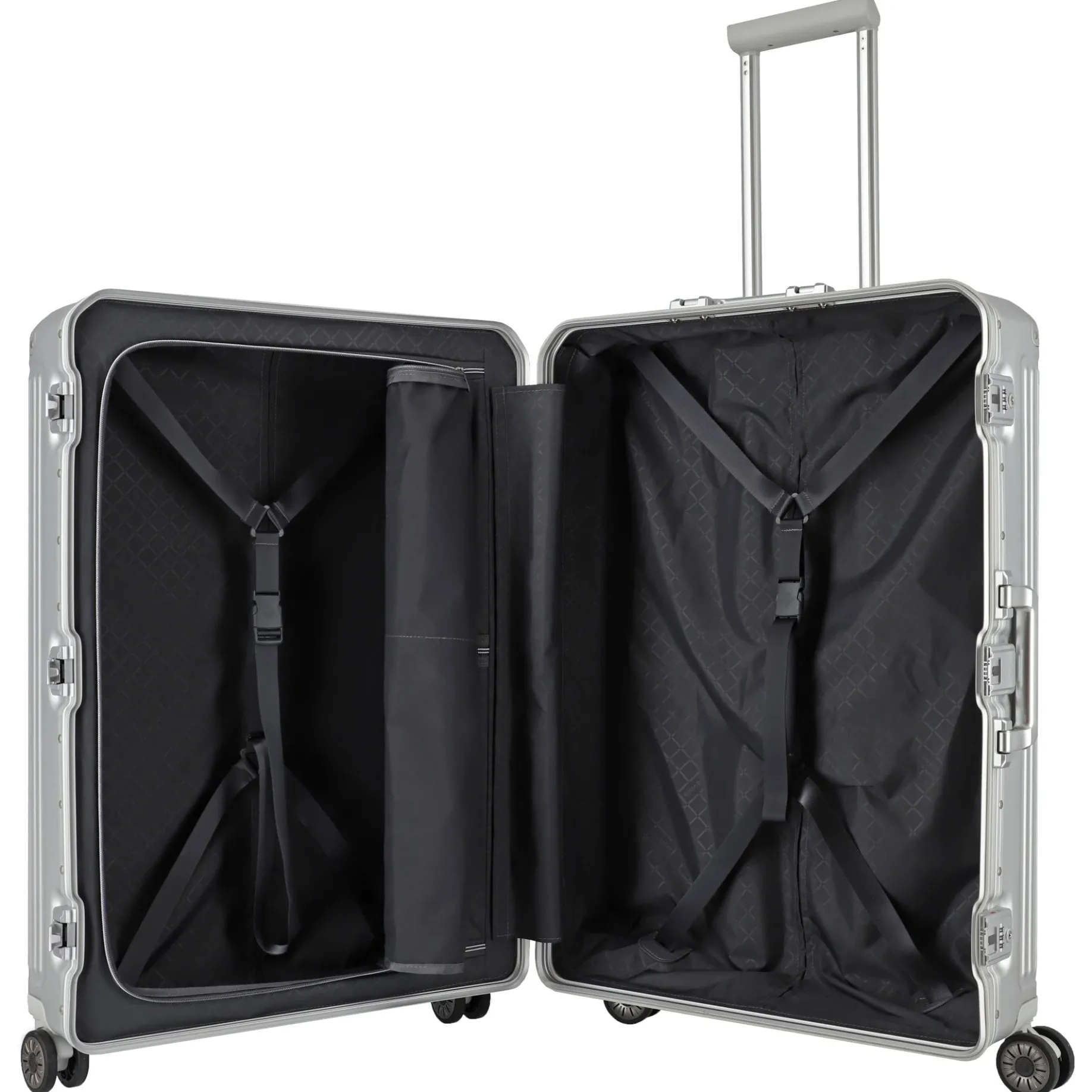 Next - 4-Rollen-Trolley L 77 cm (silber)