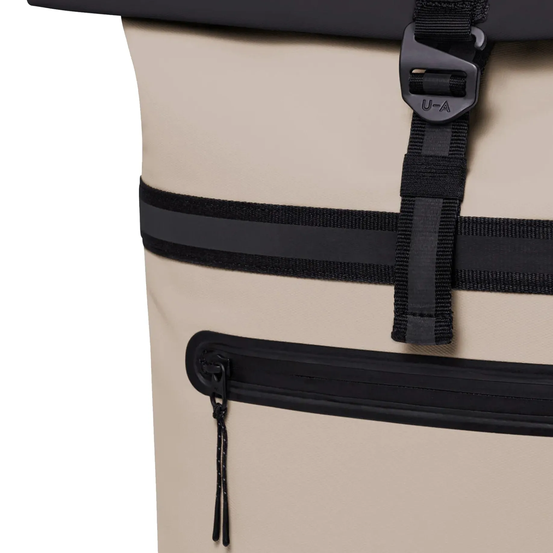 Niklas Aloe Rolltop - Rucksack 16'' 49 cm (sand-black)