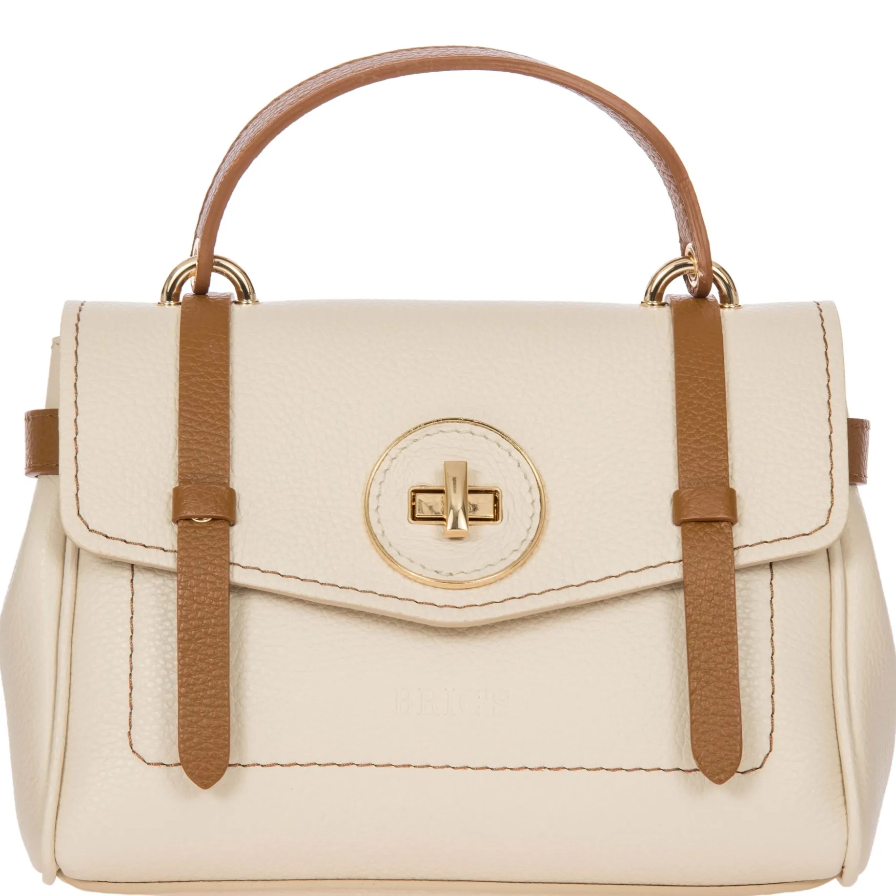 Ninfea - Henkeltasche 25 cm (cream/caramel)