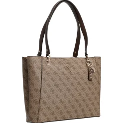 Noelle Noel - Shopper 37 cm (latte logo/brown)