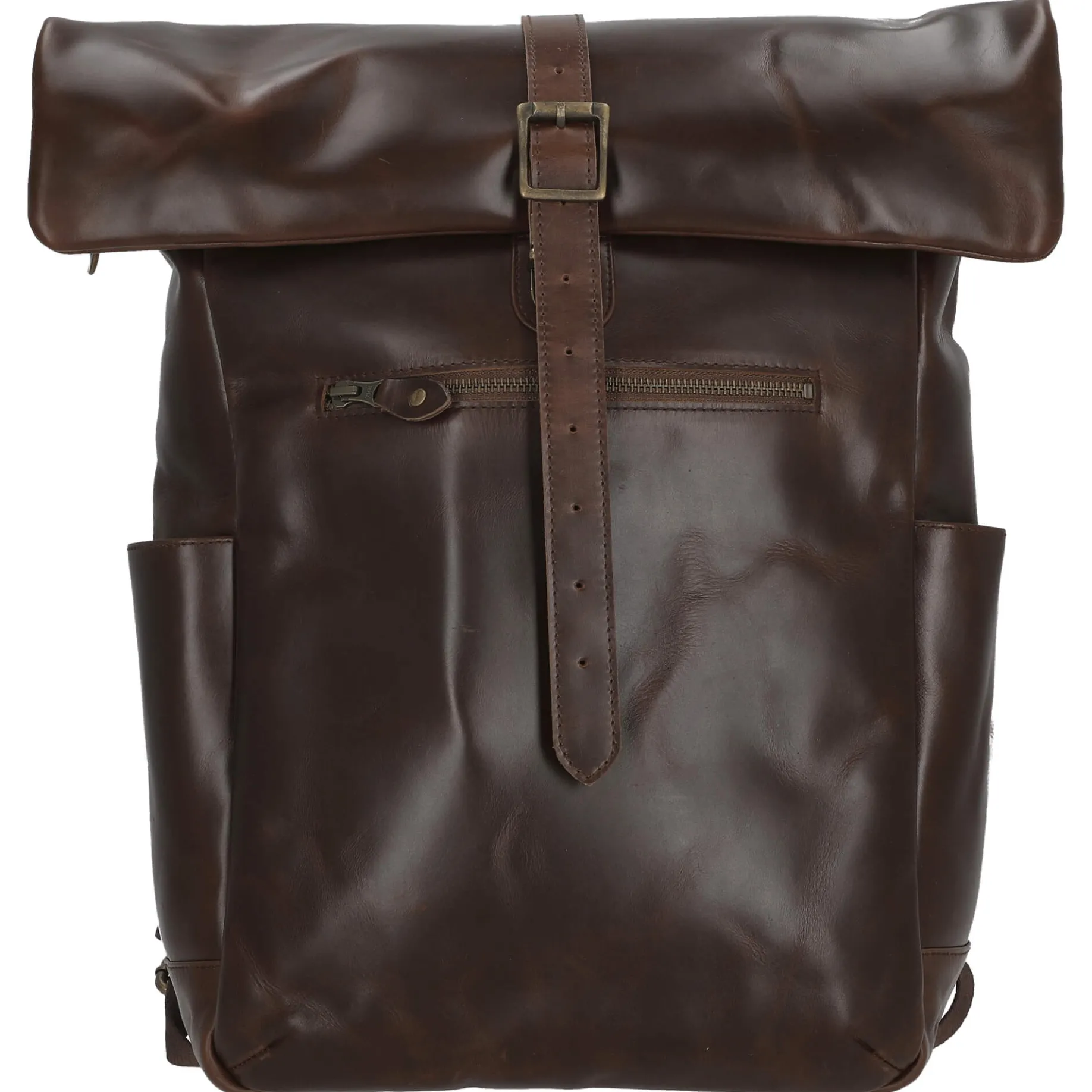 Norman - Rolltop Rucksack 61 cm (braun/blau)