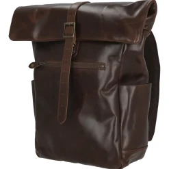 Norman - Rolltop Rucksack 61 cm (braun/blau)