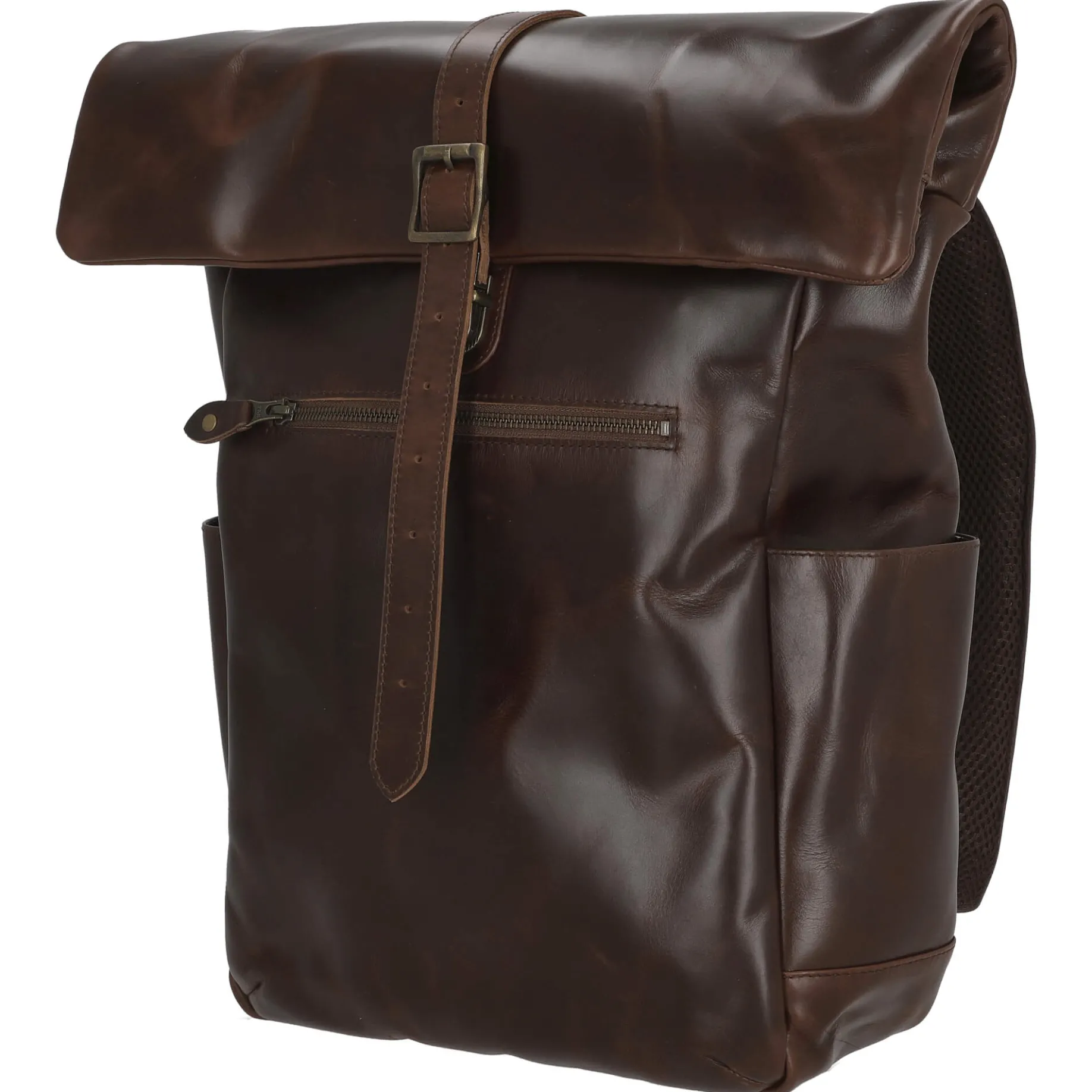 Norman - Rolltop Rucksack 61 cm (braun/blau)