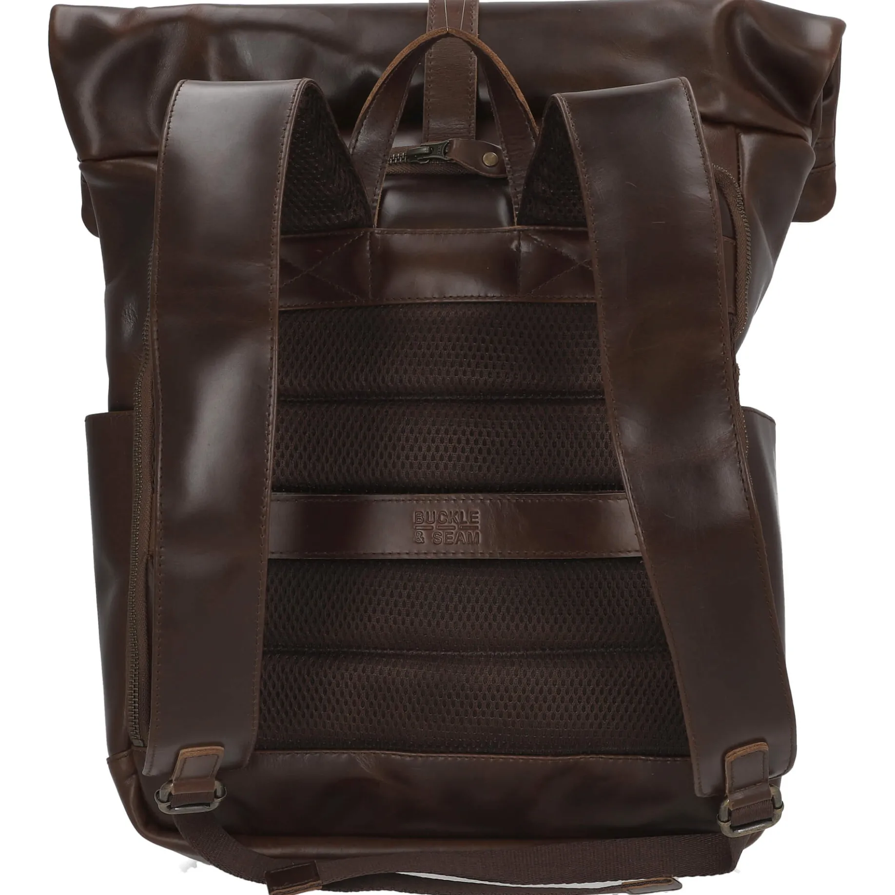 Norman - Rolltop Rucksack 61 cm (braun/blau)