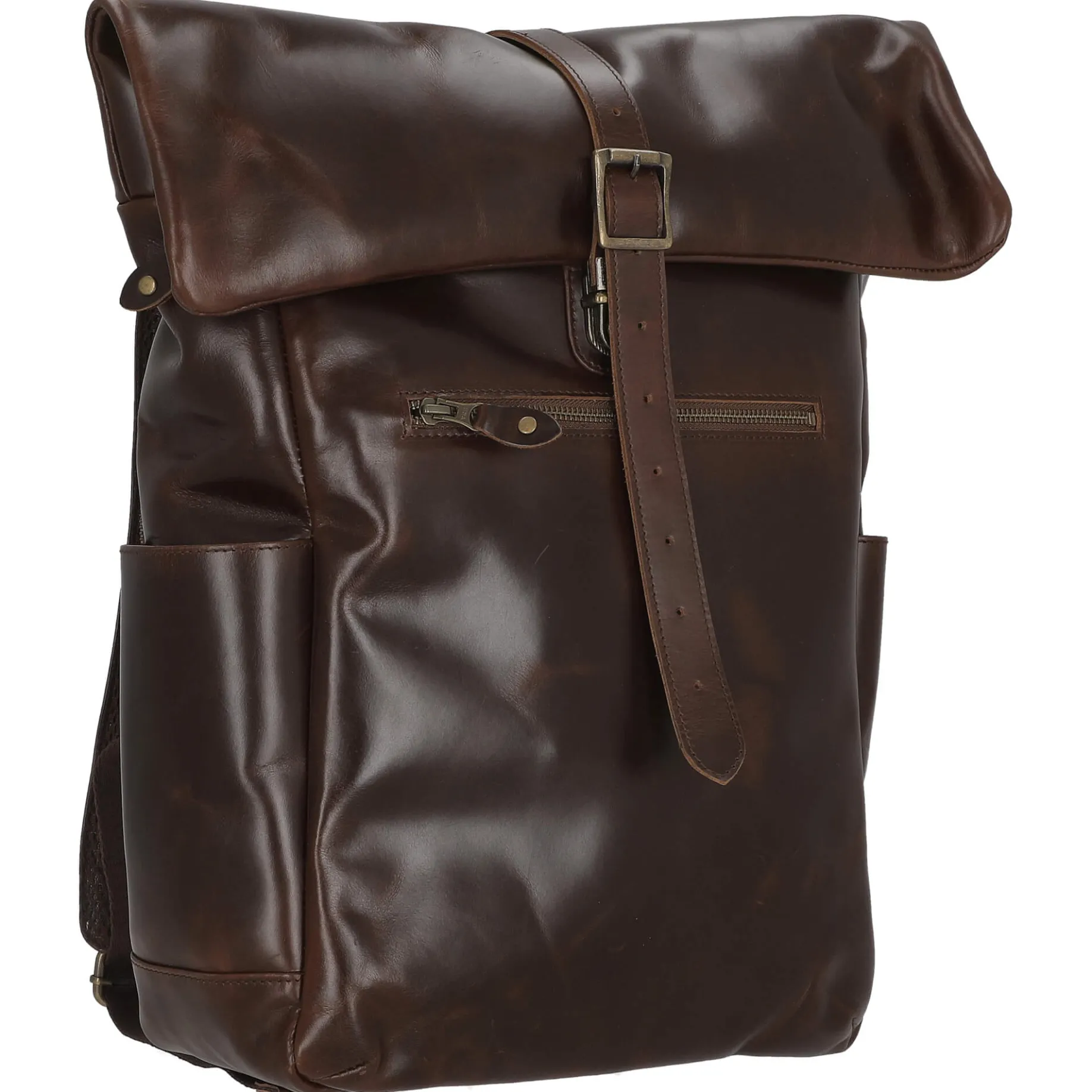 Norman - Rolltop Rucksack 61 cm (braun/dots)