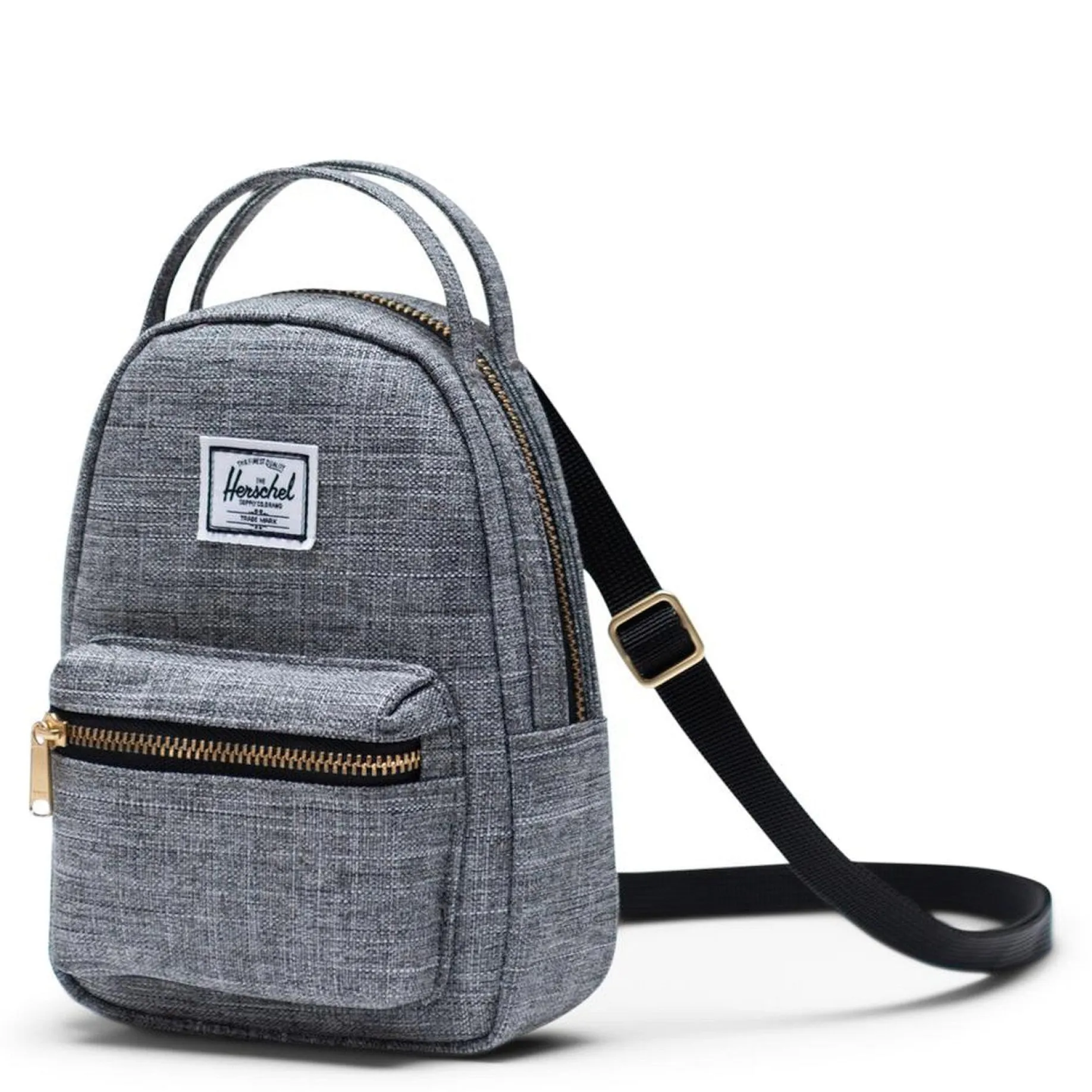 Nova - Schultertasche 10 cm (raven crosshatch)