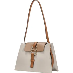 Nuvola S - Schultertasche 27 cm (vaniglia+deserto+brandy)