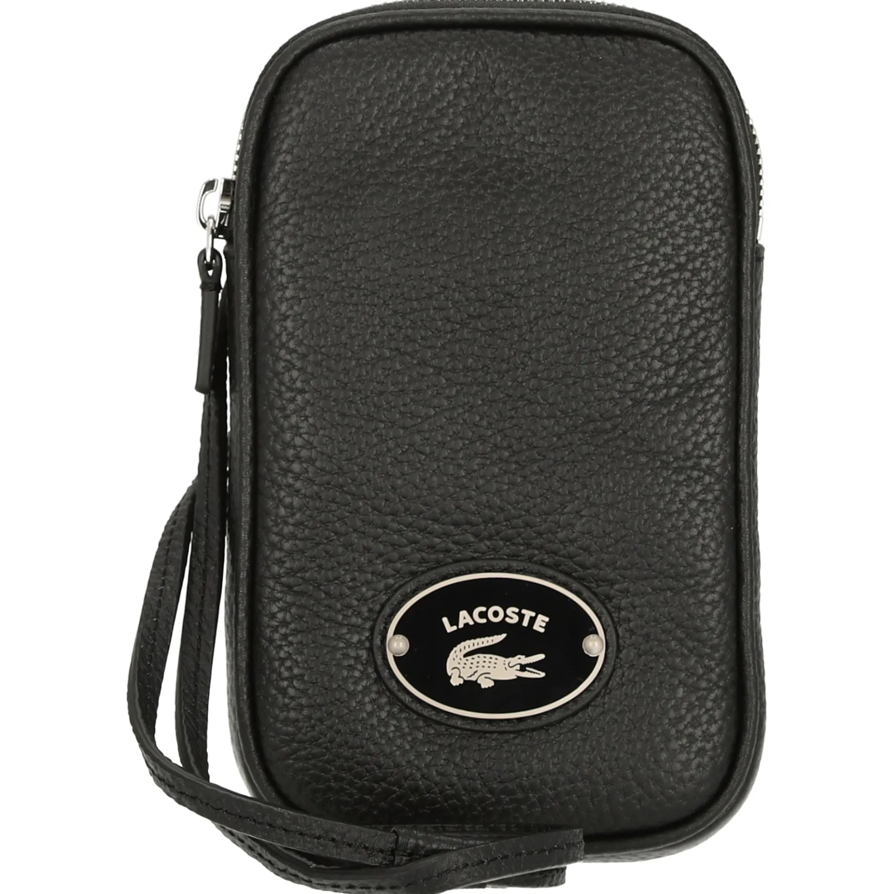 Origin Croc - Handytasche mit Kontrast-Krokodil 17 cm (black)