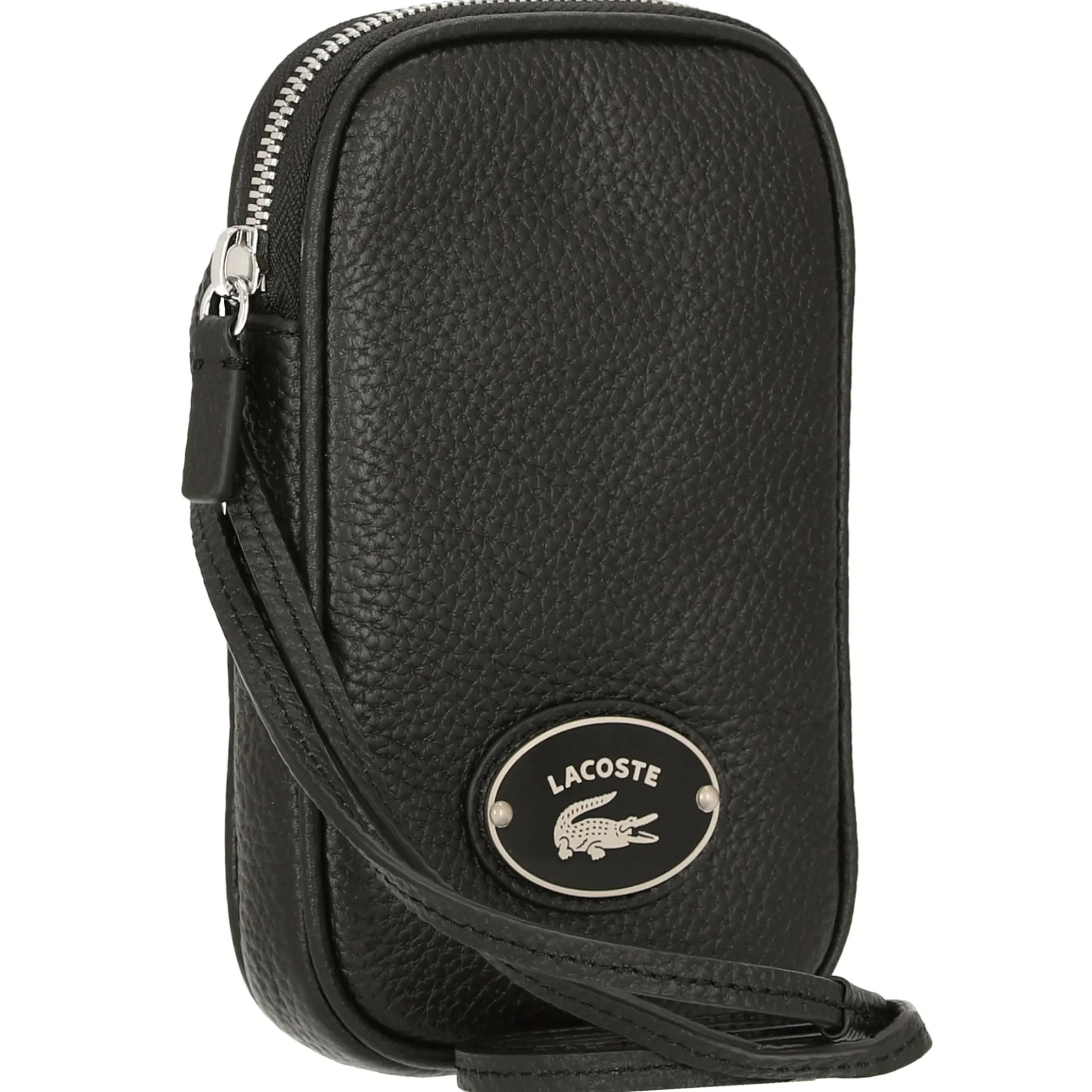 Origin Croc - Handytasche mit Kontrast-Krokodil 17 cm (black)