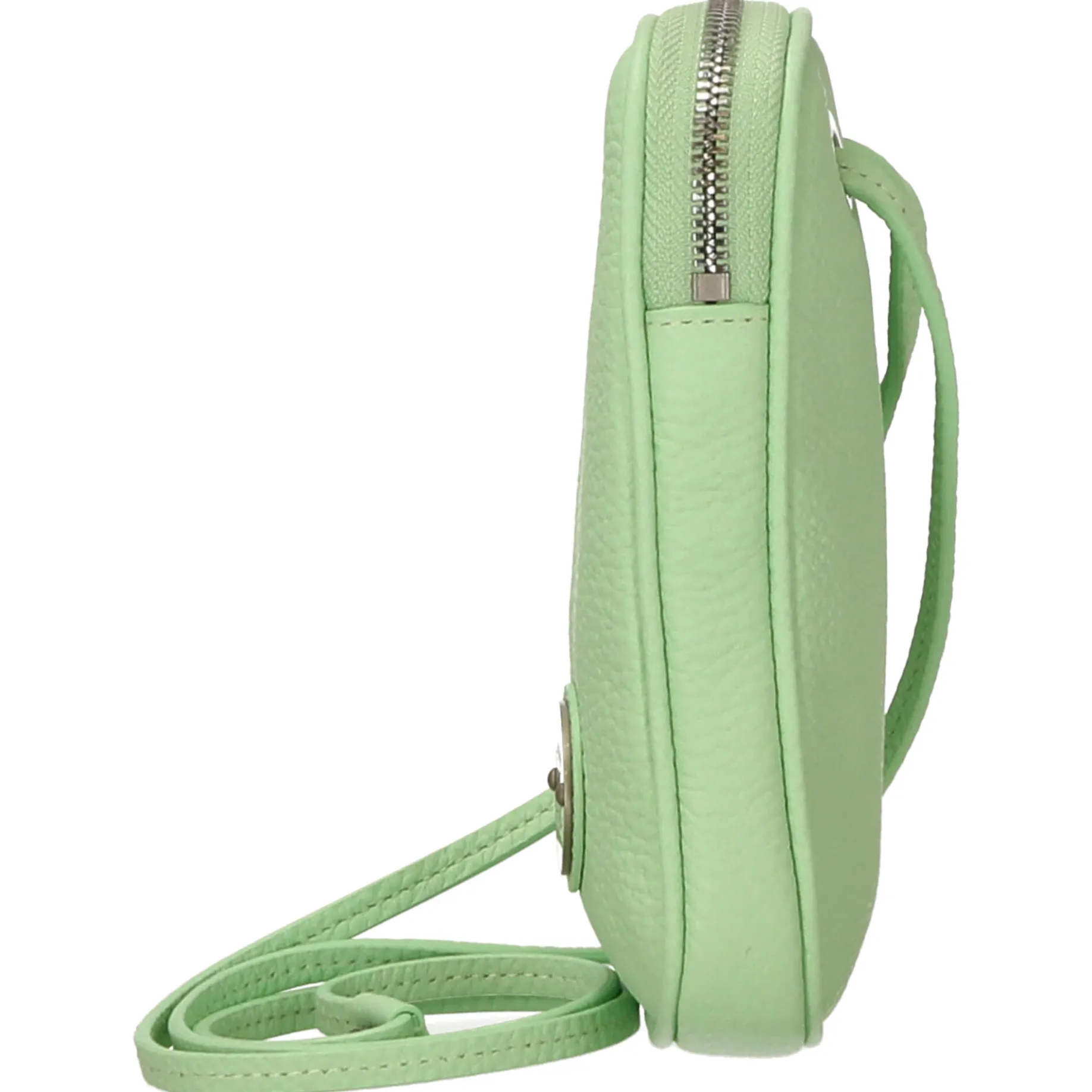 Origin Croc - Handytasche mit Kontrast-Krokodil 17 cm (asch)