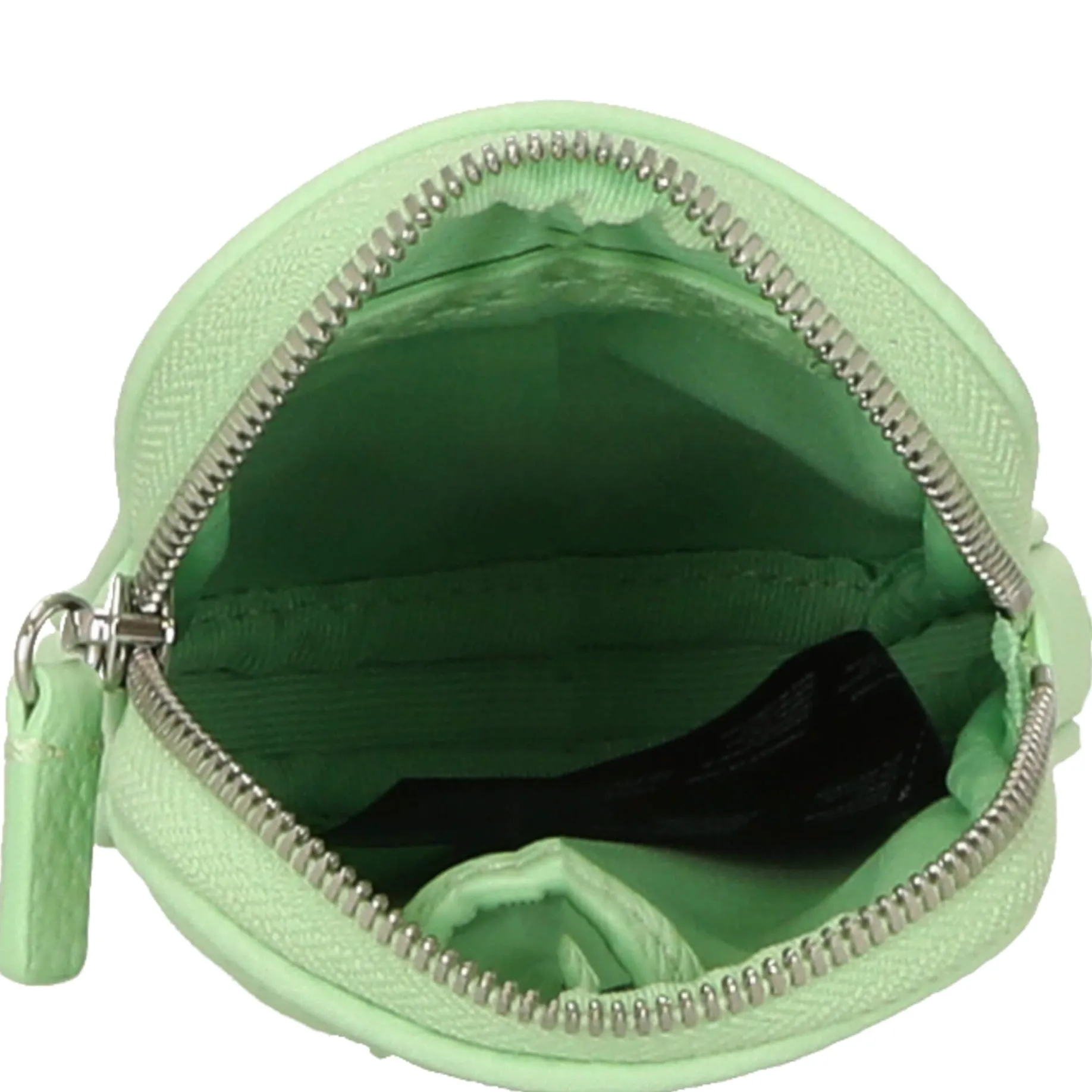 Origin Croc - Handytasche mit Kontrast-Krokodil 17 cm (asch)