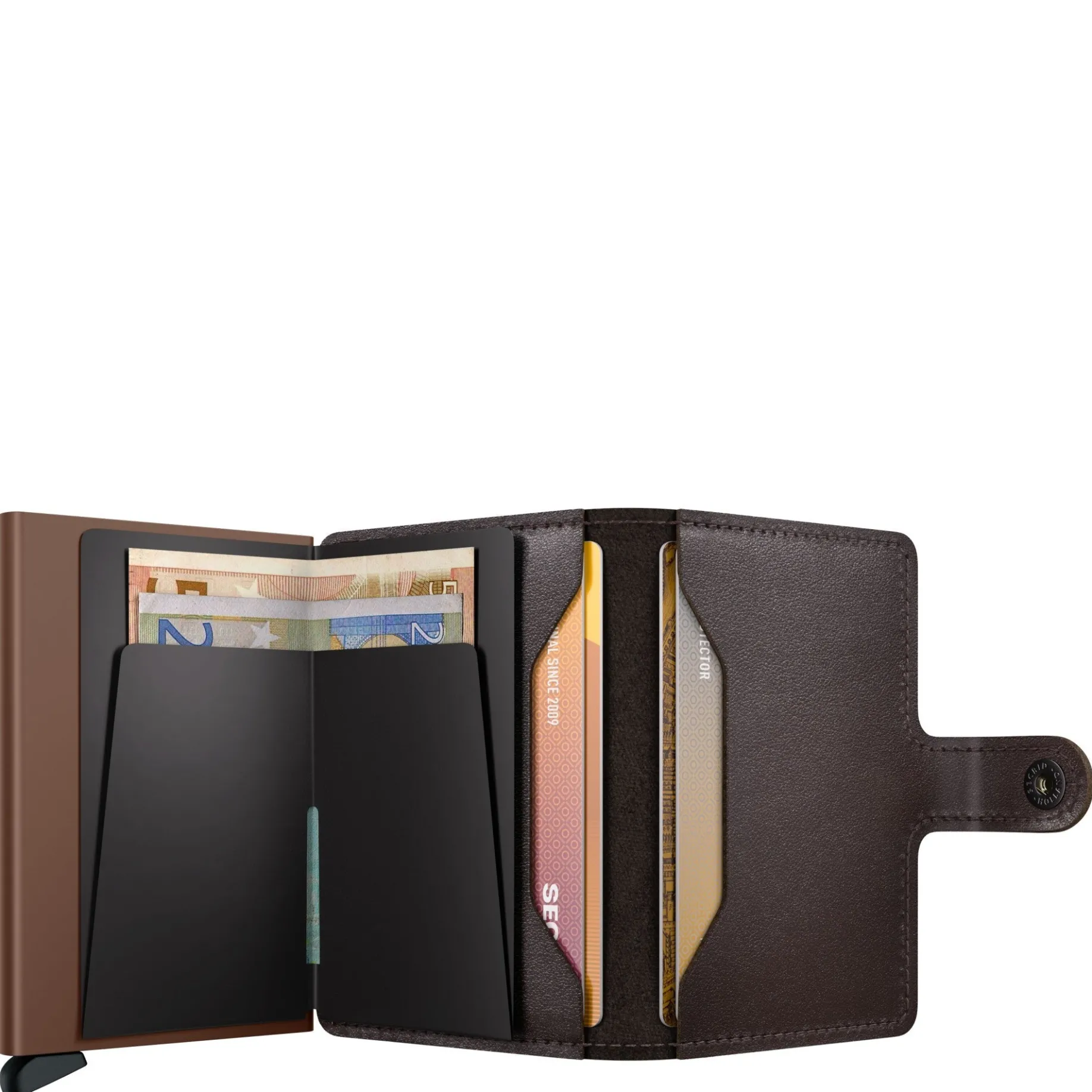 Original Miniwallet - Geldbörse RFID 6.5 cm (brown)