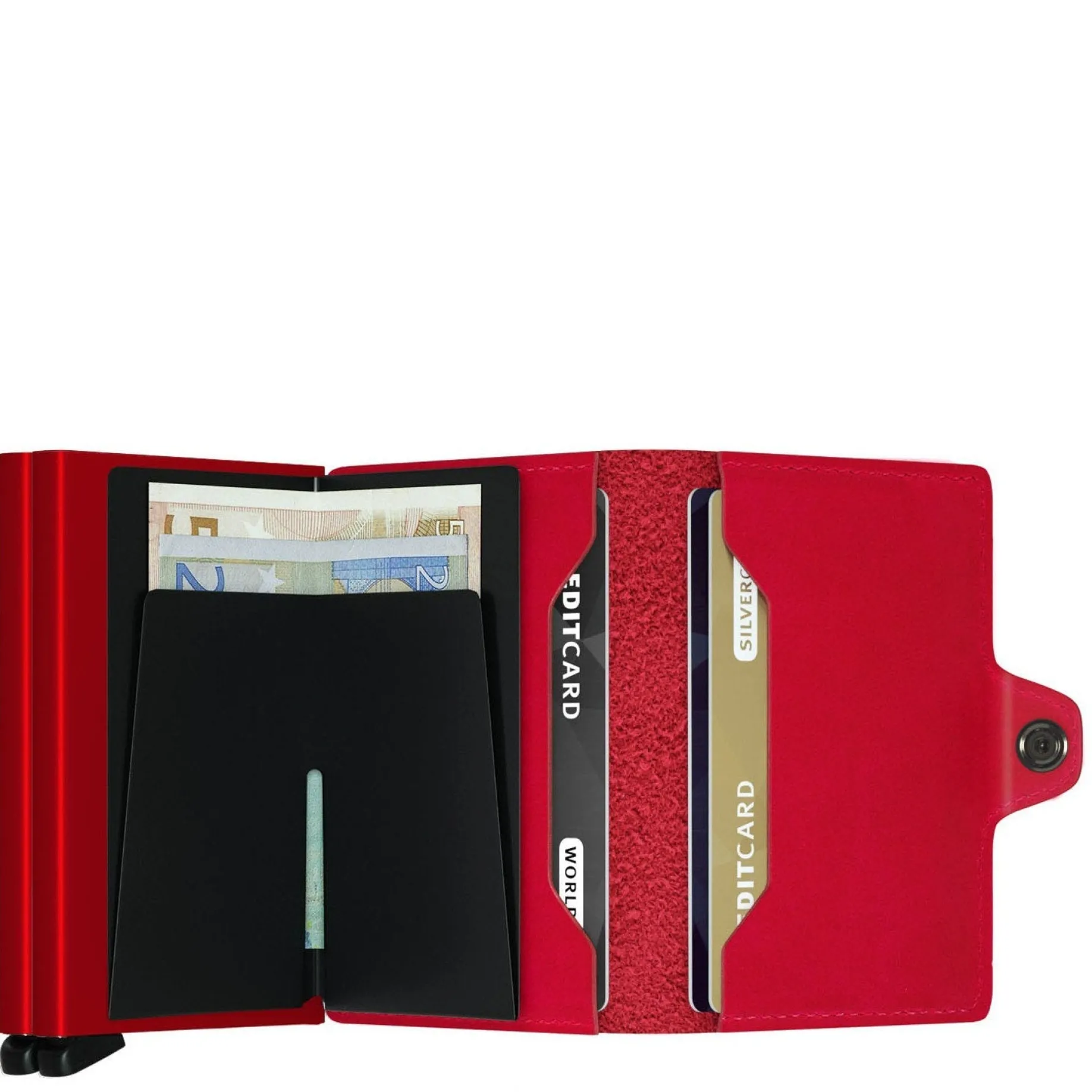 Original Twinwallet - Geldbörse RFID 7 cm (red-red)