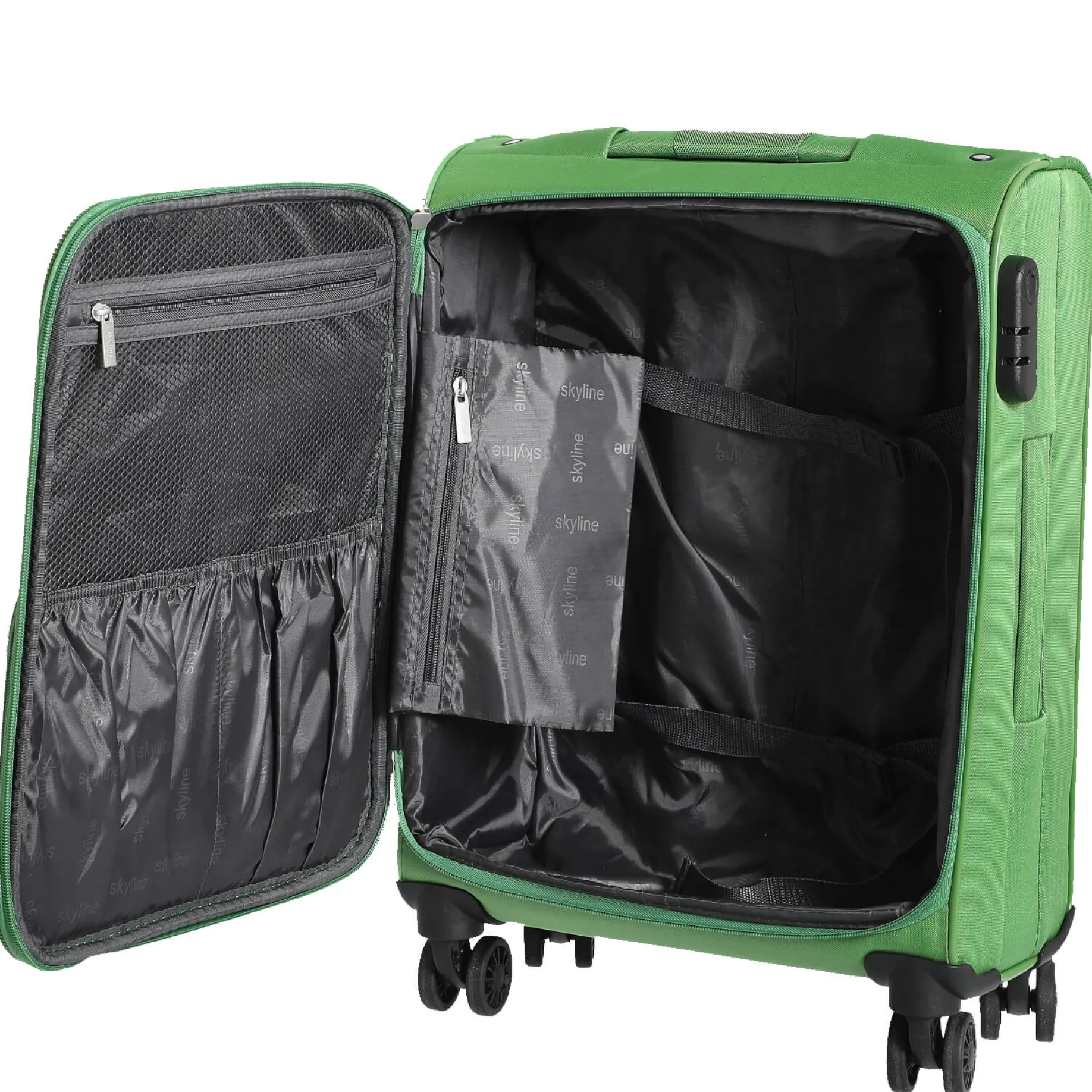 Orlando - 4-Rollen-Kabinentrolley S 54 cm (grün)