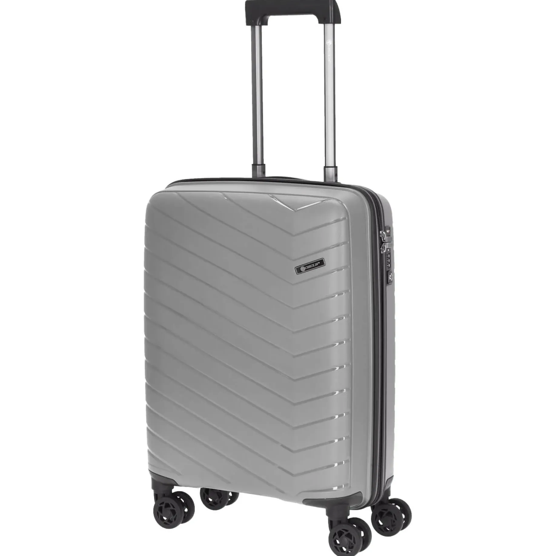 Orlando - 4-Rollen-Kabinentrolley 55 cm (silber)