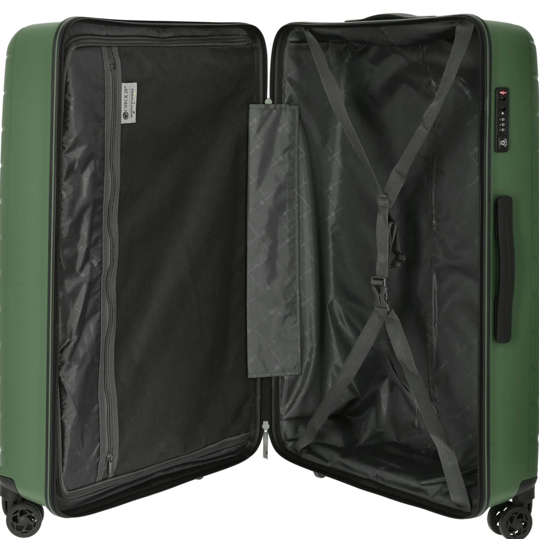 Orlando - 4-Rollen-Trolley 76 cm (olivgrün)
