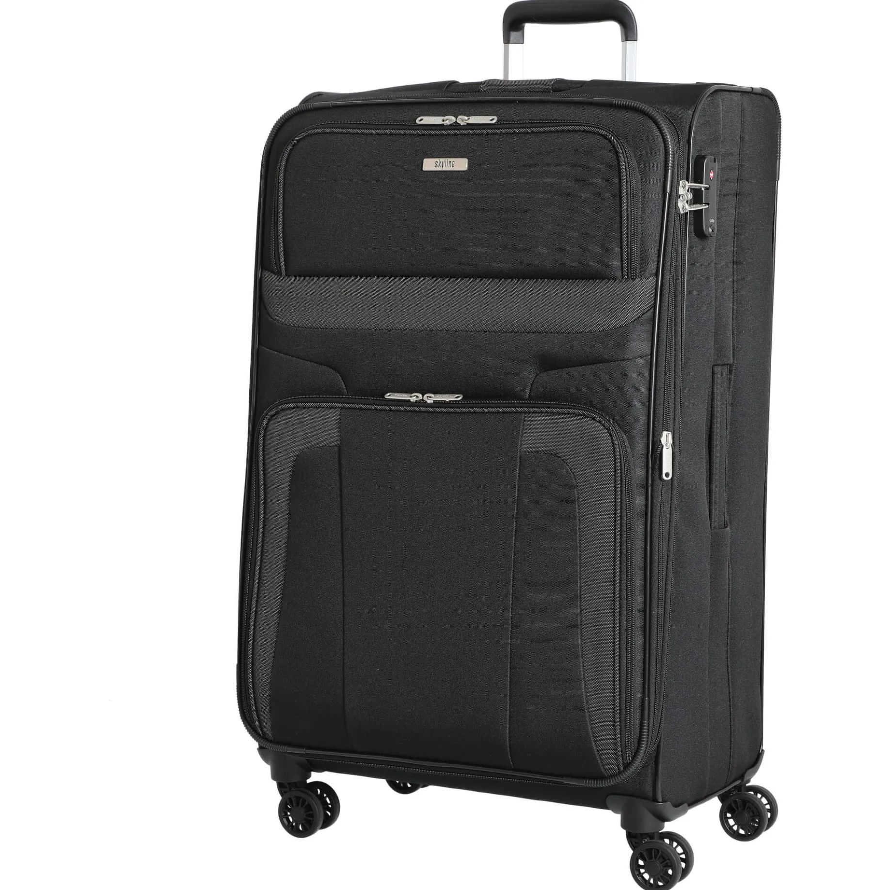 Orlando - 4-Rollen-Trolley L 76 cm erw. (schwarz)