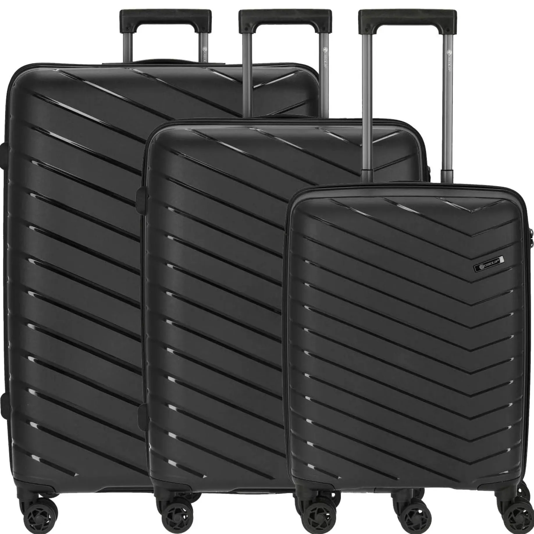 Orlando - Trolley-Set 3tlg. (schwarz)