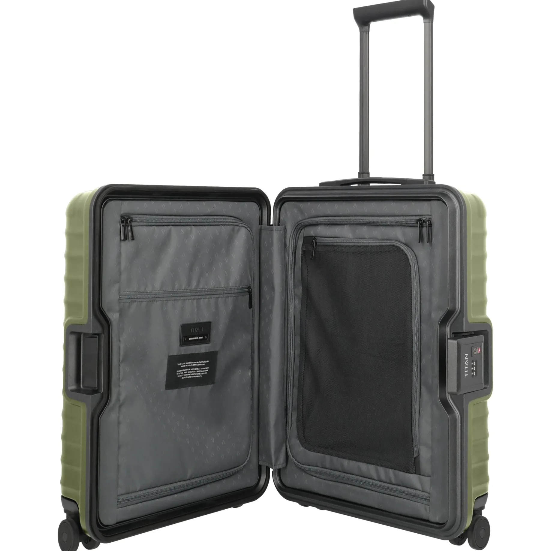 OVERSEAS - 4-Rollen-Kabinentrolley S 55/20 cm (forest green)