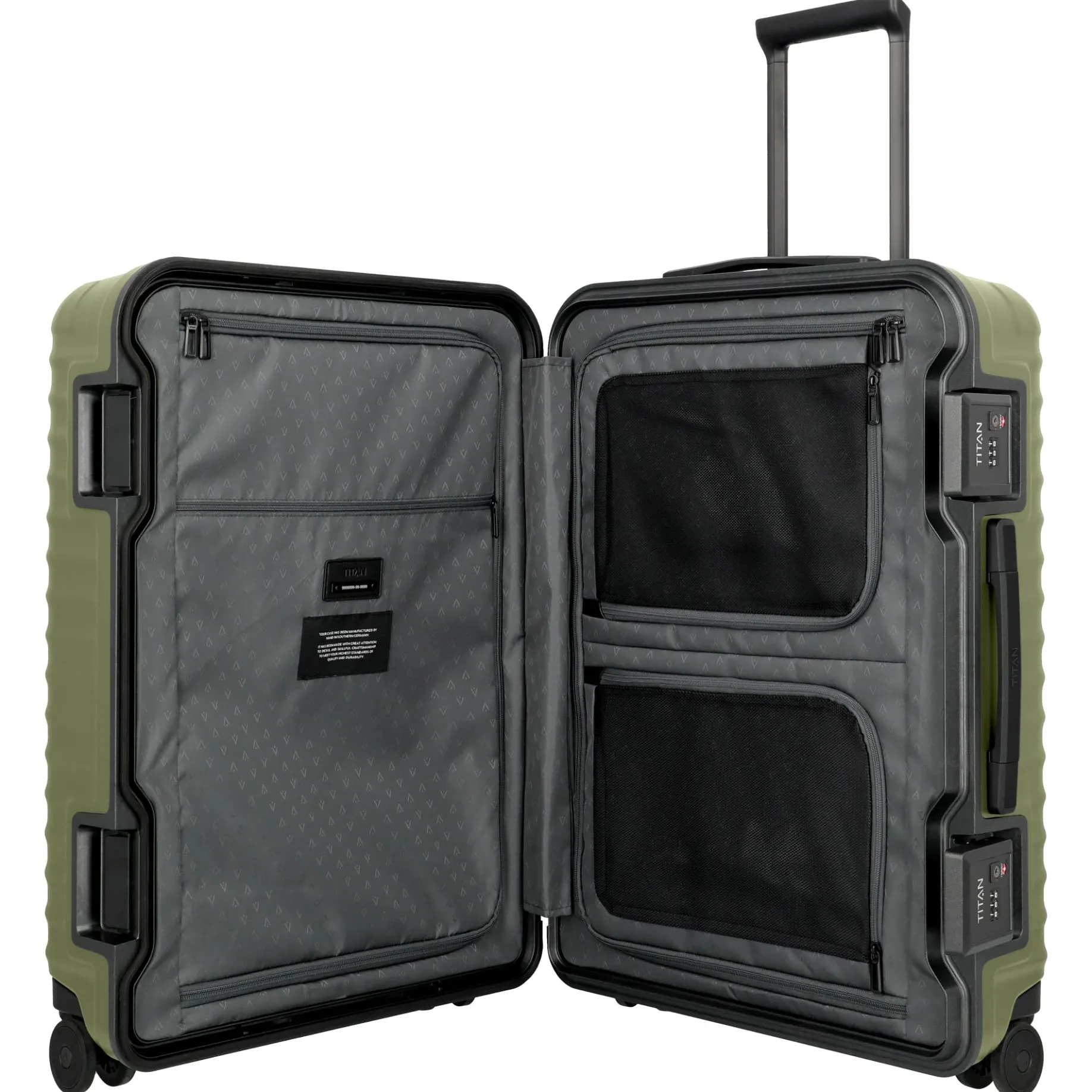 OVERSEAS - 4-Rollen-Trolley M+ 69 cm (forest green)