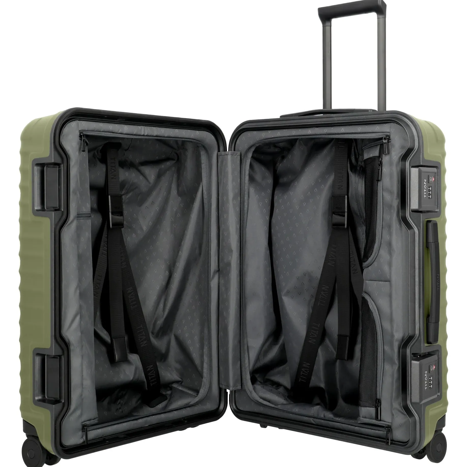 OVERSEAS - 4-Rollen-Trolley M+ 69 cm (forest green)