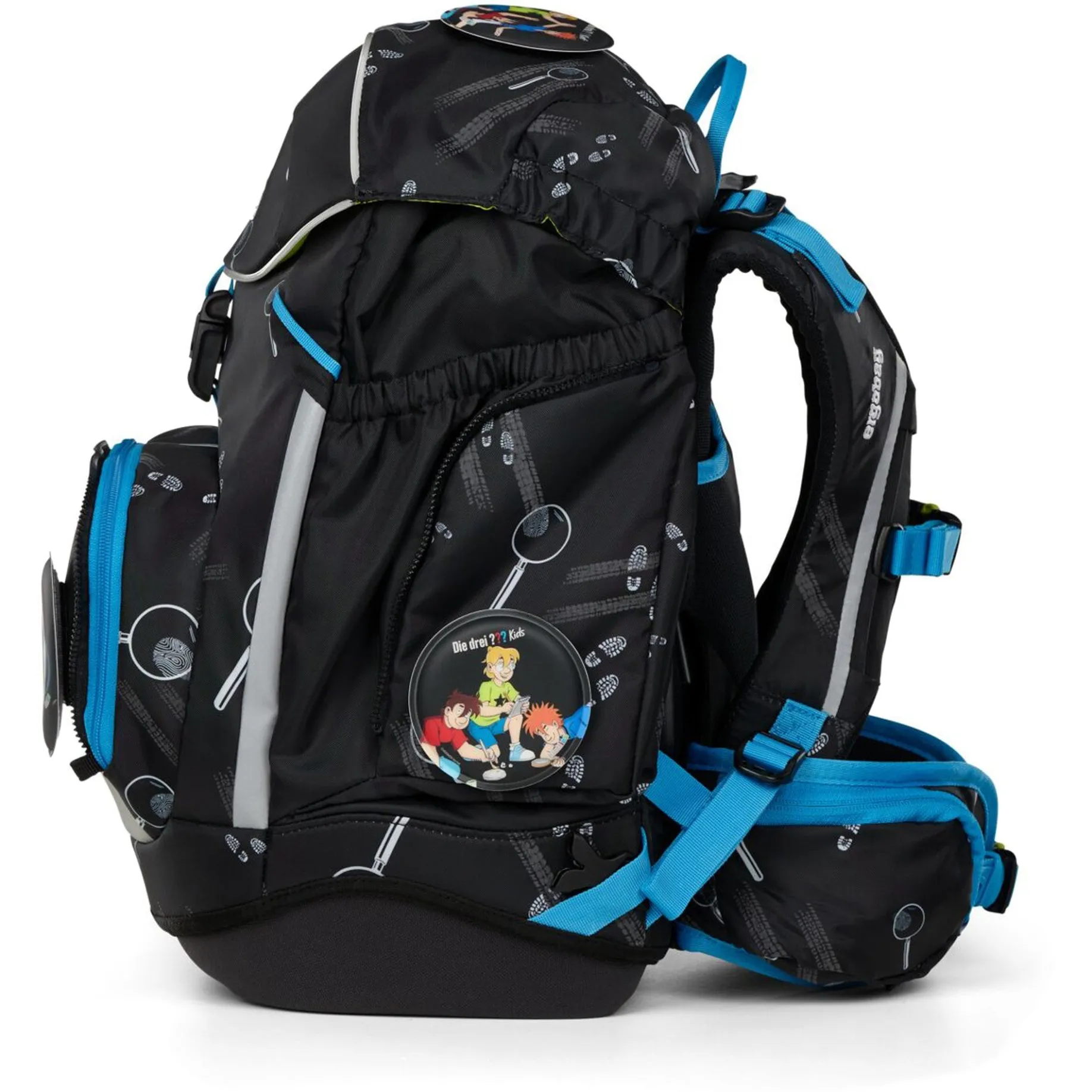 Pack "Die drei ???" - Schulrucksack Set 6tlg. Modell 2025 (Bärdektiv)