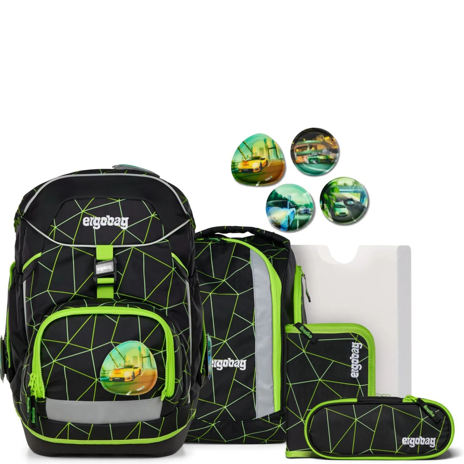 Pack "Lumi" - Schulrucksack Set 6tlg. Modell 2025 (CyBär Race)