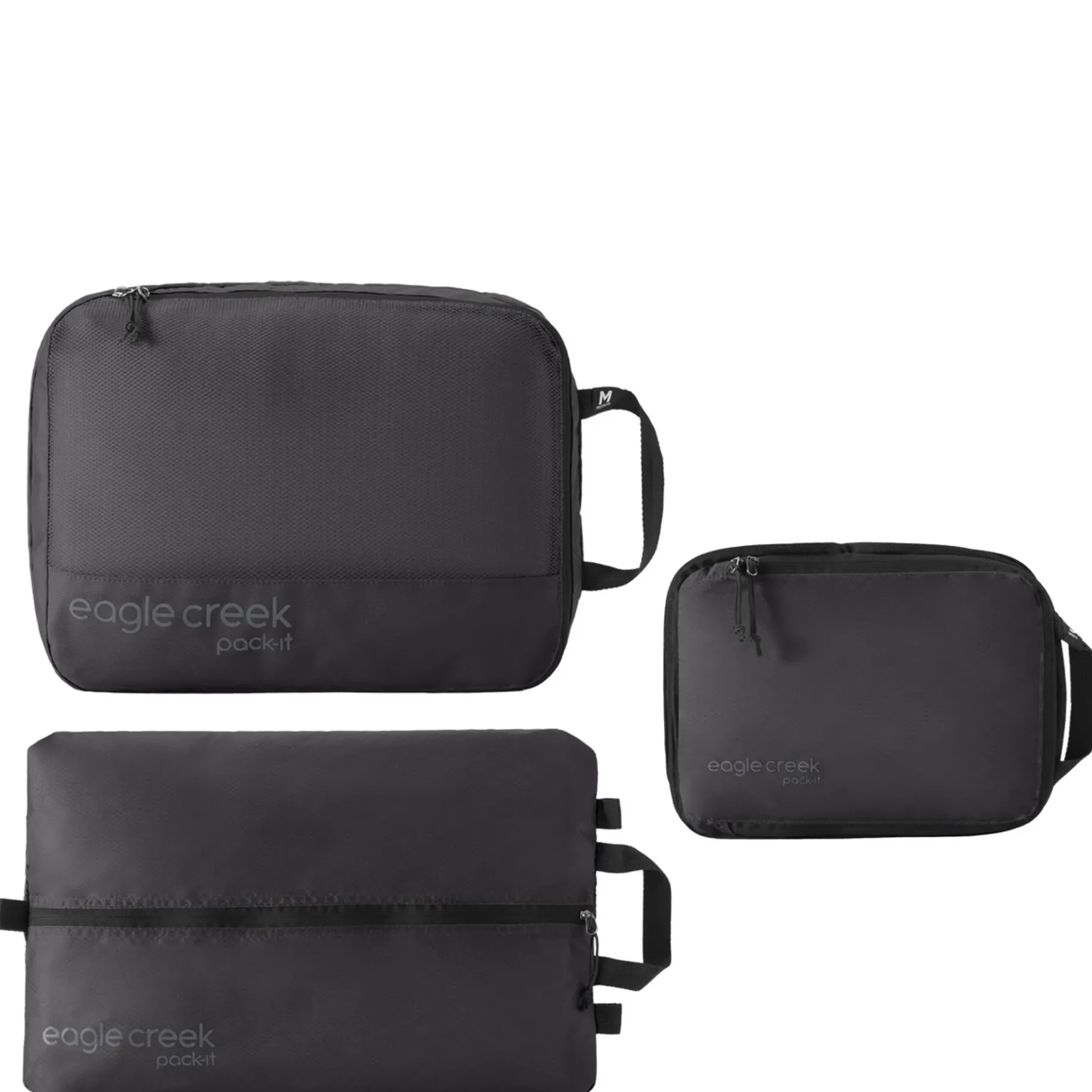 Pack-It Essentials Set 3tlg. - Packsack (black)