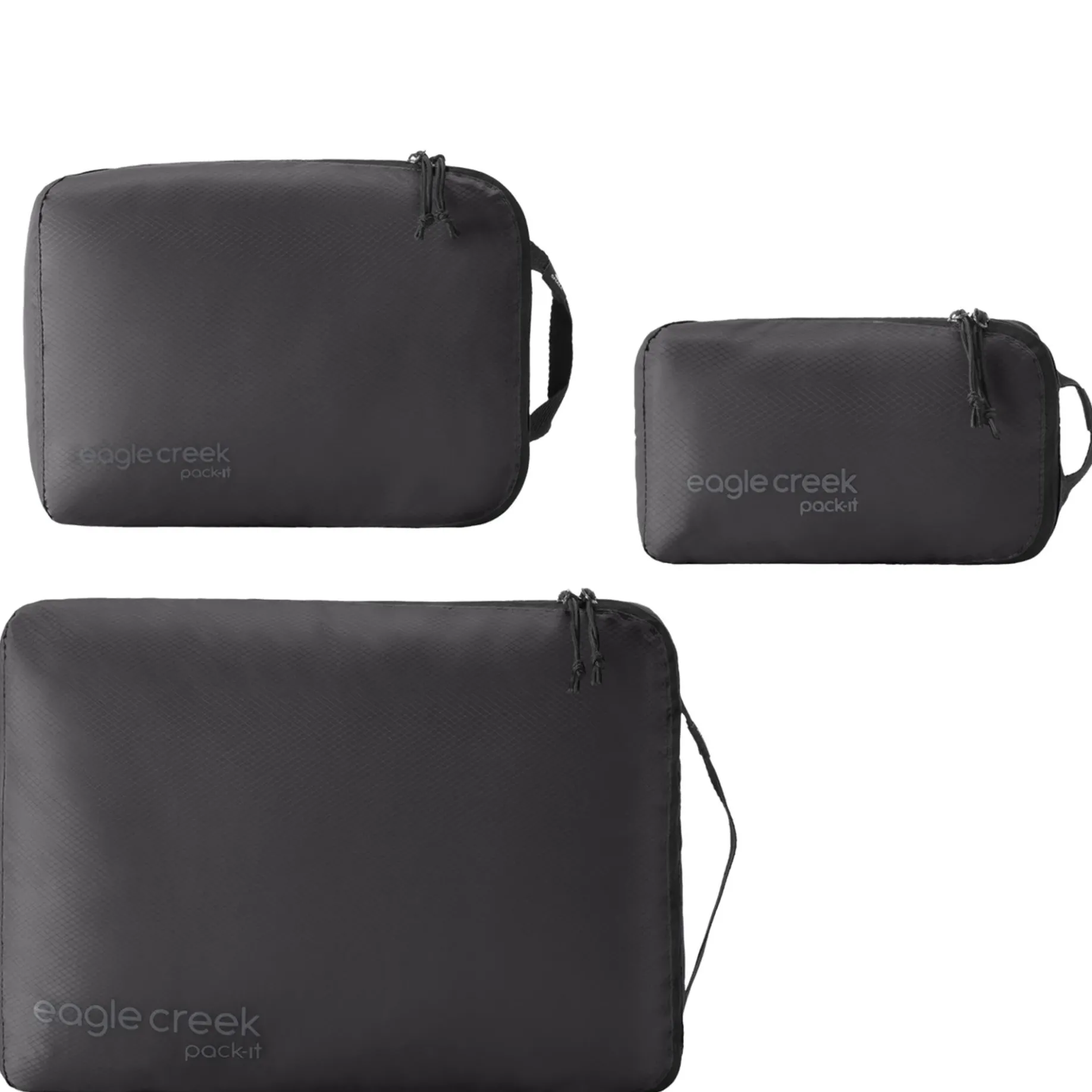 Pack-It Isolate Cube Set XS/S/M 3tlg. - Packsack (black)