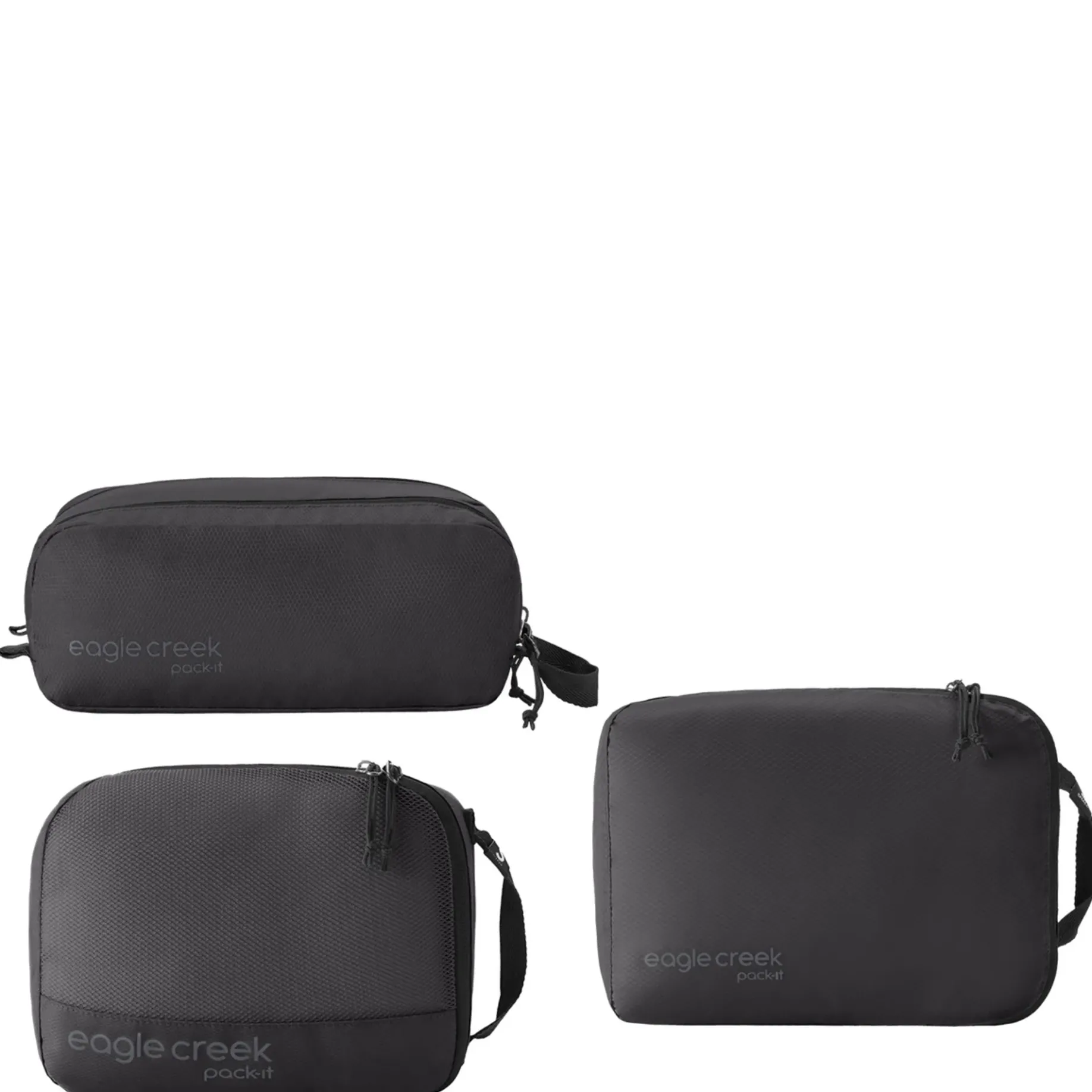 Pack-It Overnight Set 3tlg. - Packsack (black)