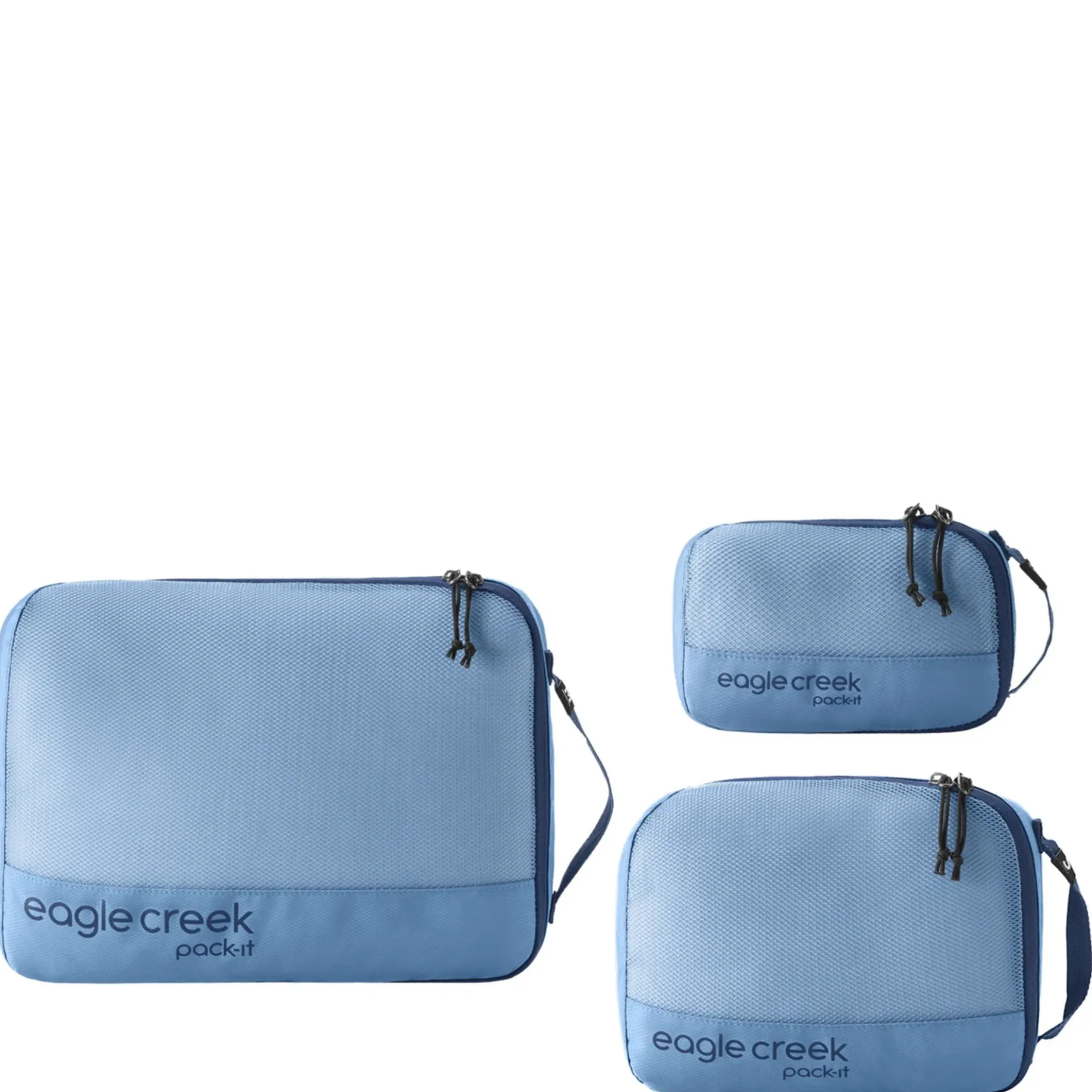 Pack-It Reveal Cube Set XS/S/M 3tlg. - Packsack (blue dawn)