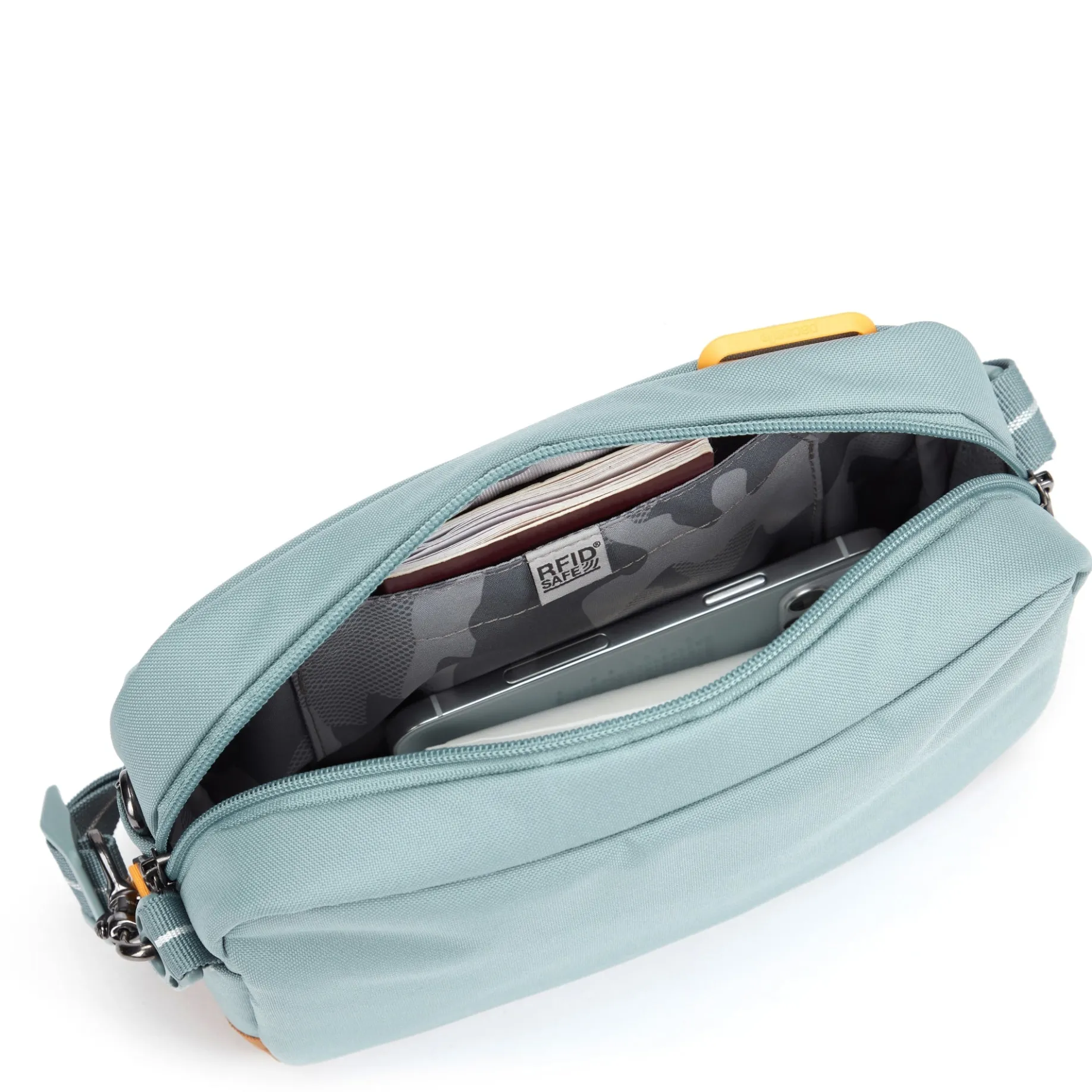 pacsafe GO Crossbody - Umhängetasche 24 cm (fresh mint)