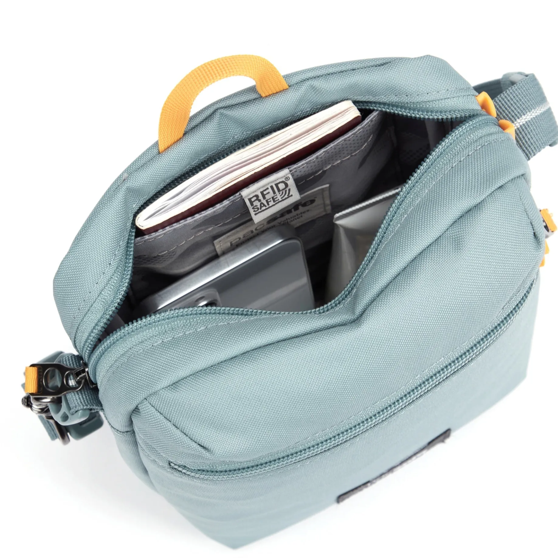 pacsafe GO Festival Crossbody - Umhängetasche 23 cm RFID (fresh mint)