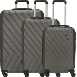 paklite Quick Trolley Set 3tlg. (grau/anthrazit)